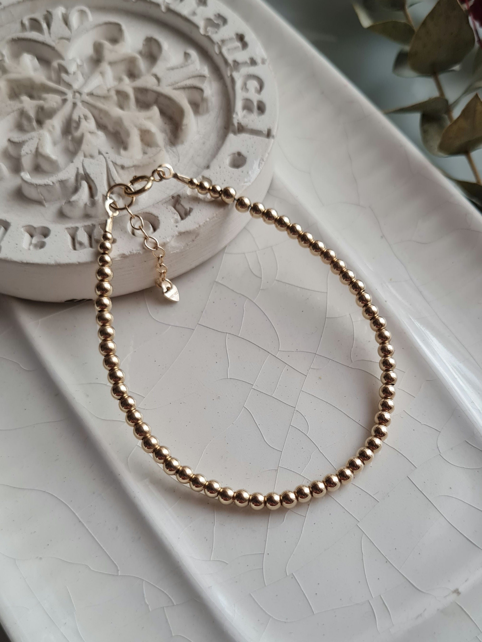 Pulsera Golden Dots - GF 14k