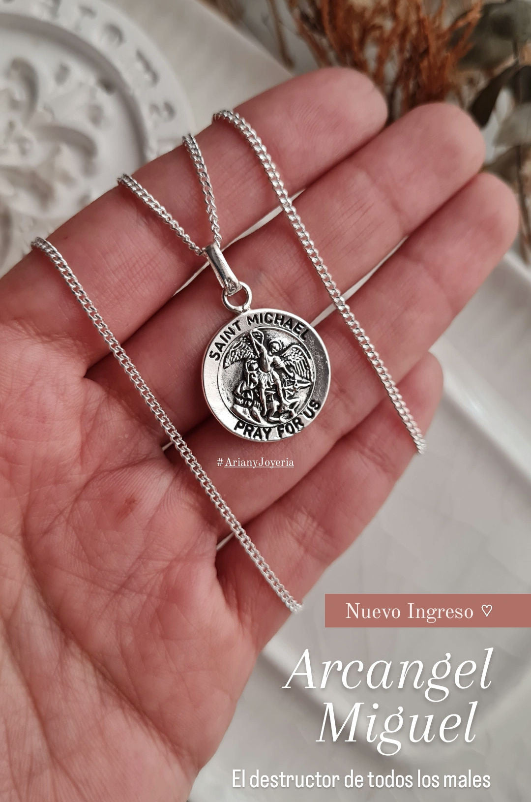 Cadena Arcangel Miguel Classic - P925
