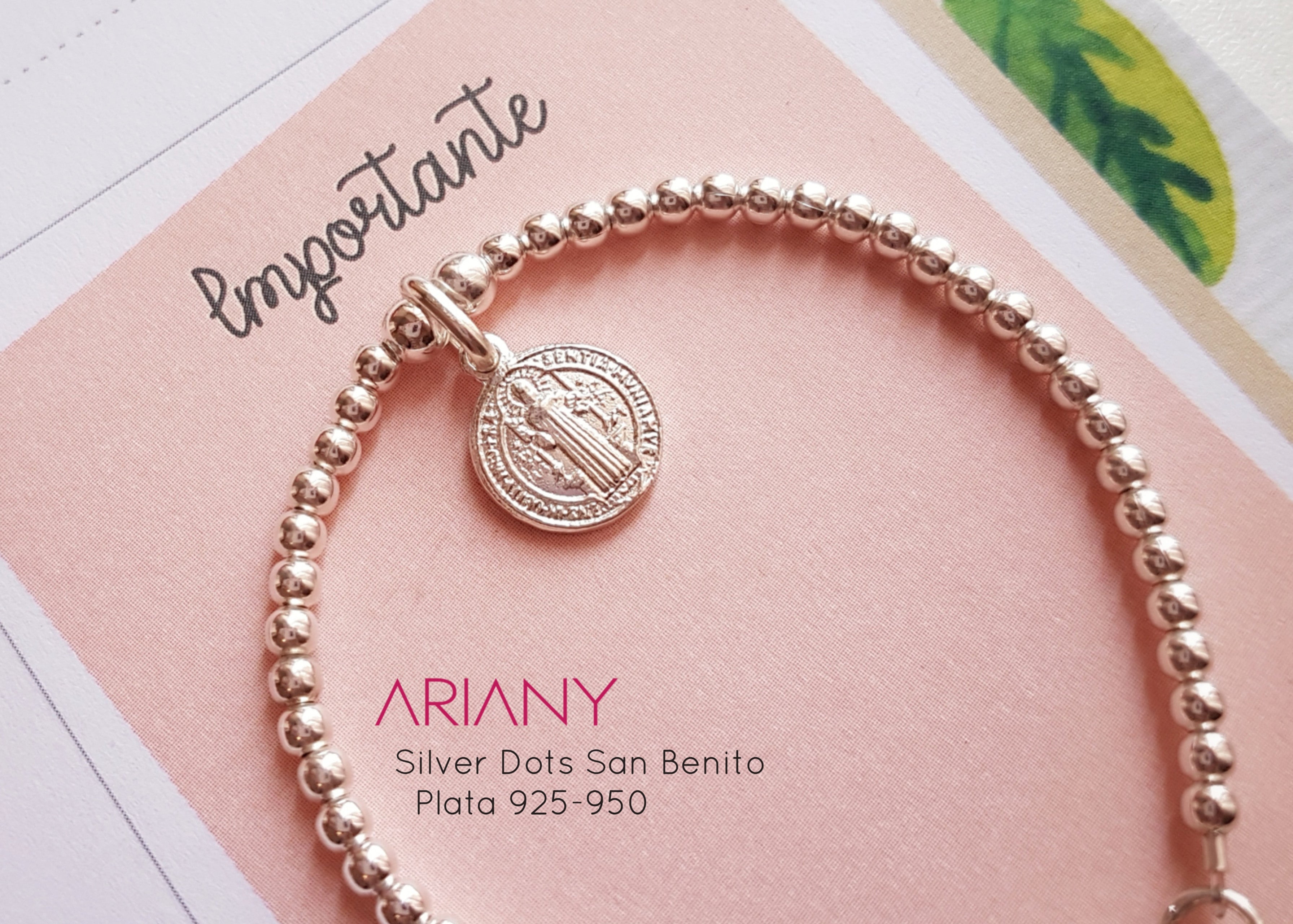 Pulsera Silver Dots San Benito - P925/950