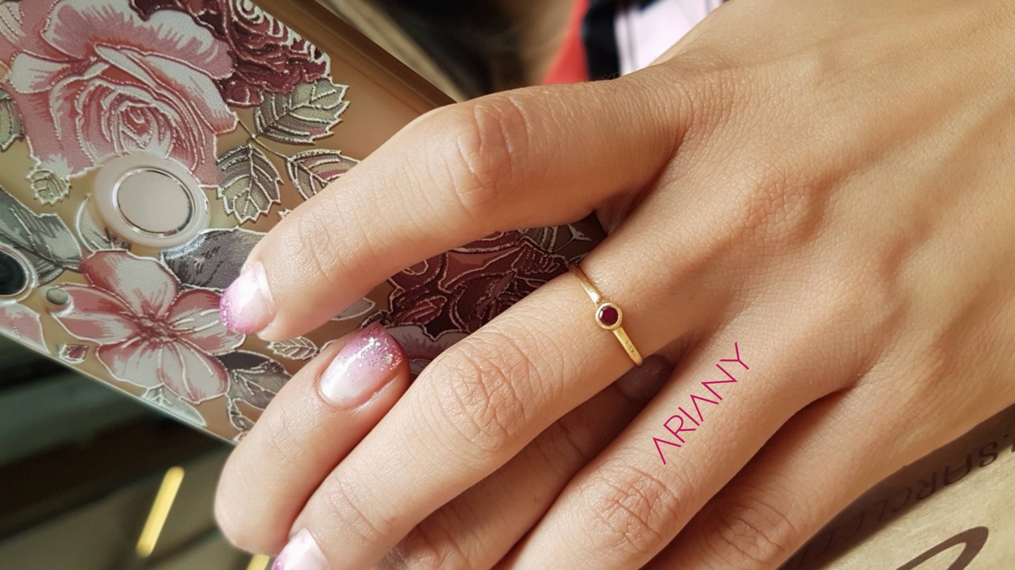 Anillo Rubi Sparkle  - Oro 18k