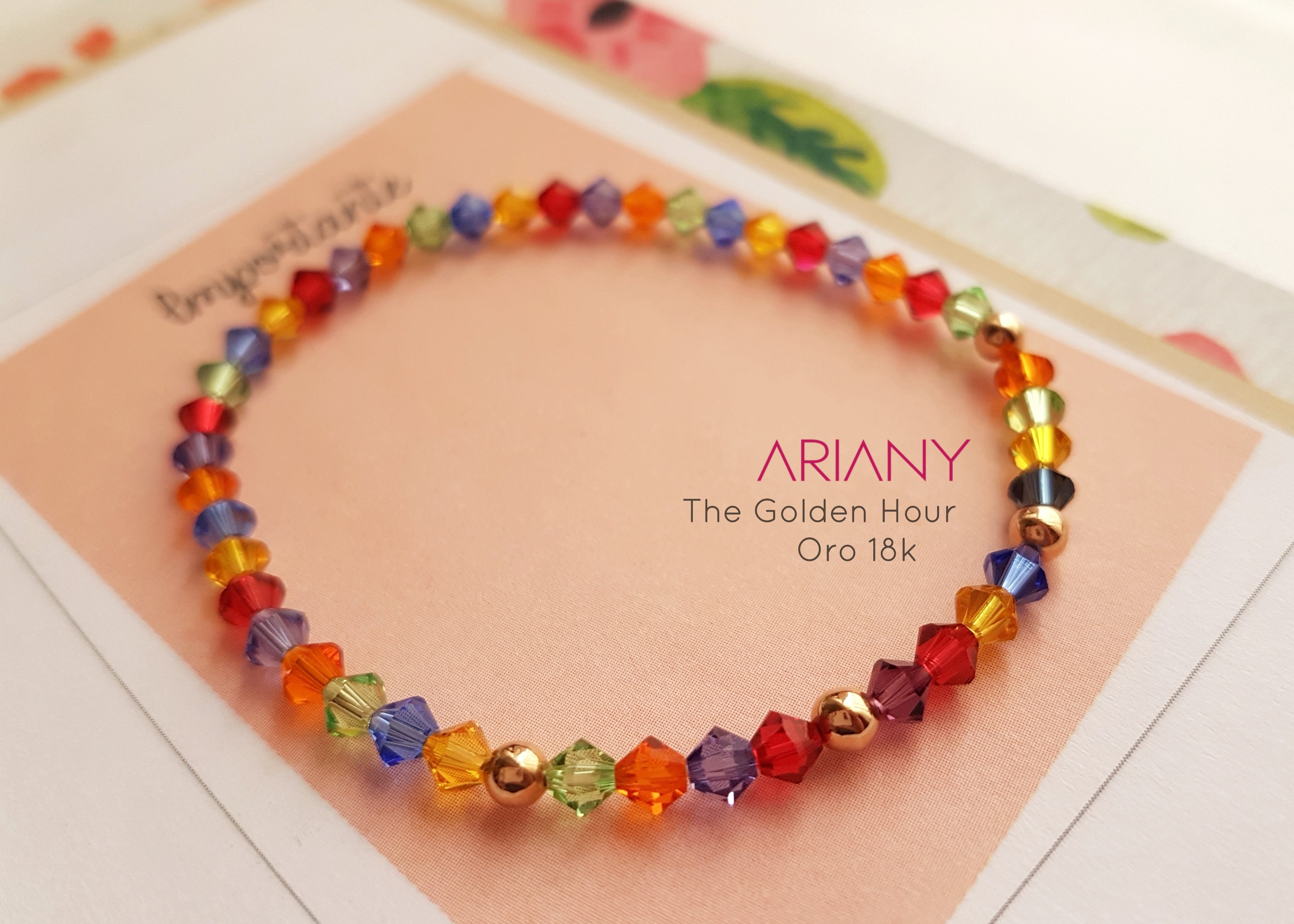 Pulsera The Golden Hour Swarovski - Oro 18k