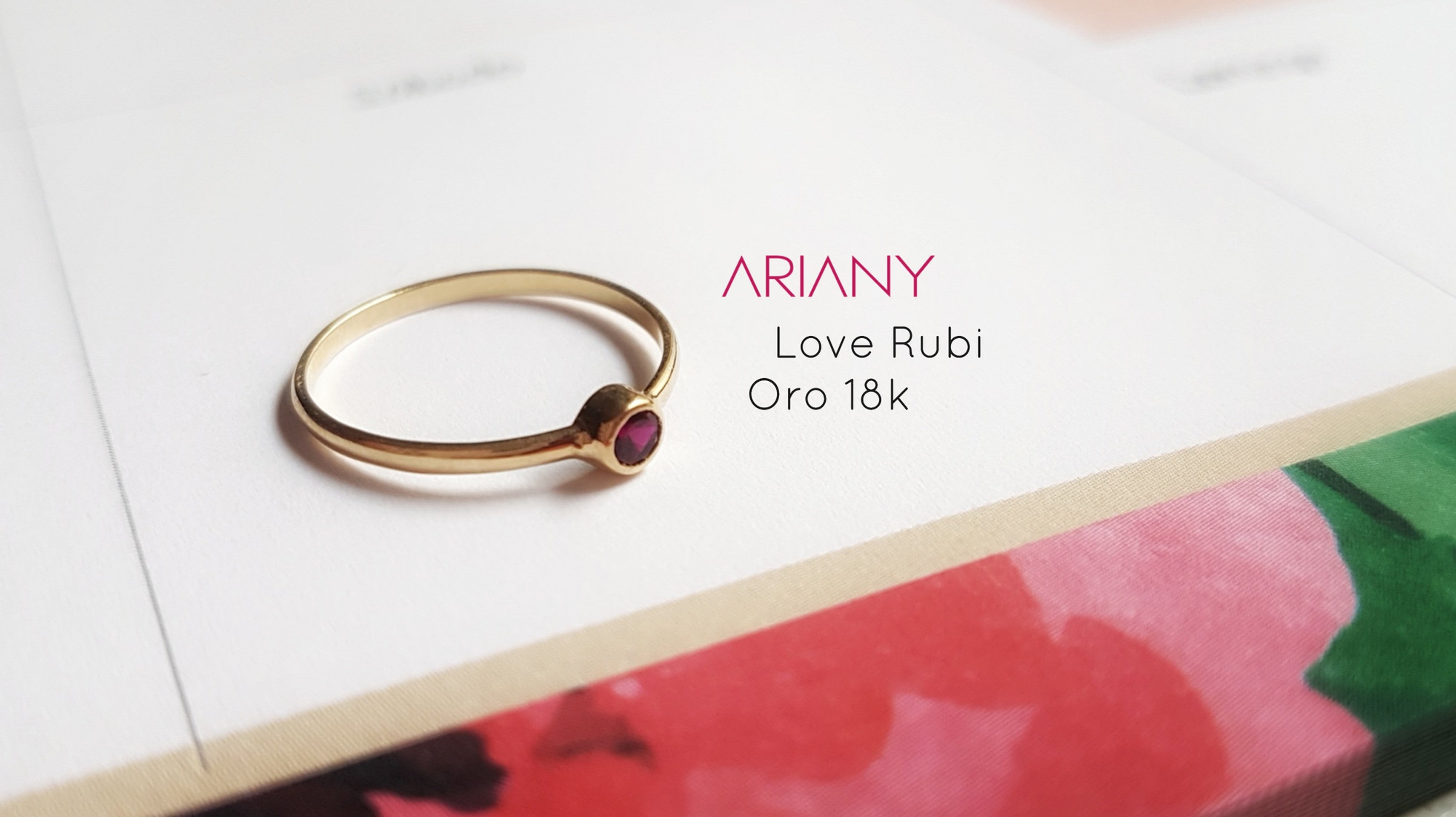 Anillo Rubi Sparkle  - Oro 18k