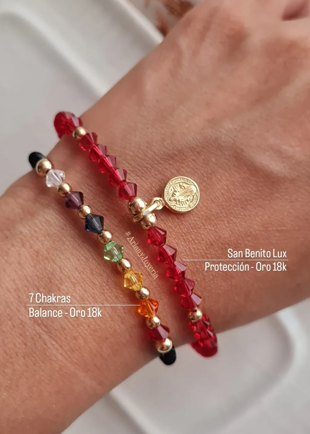 Pulsera Ojo Turco Tejida - Oro 18k