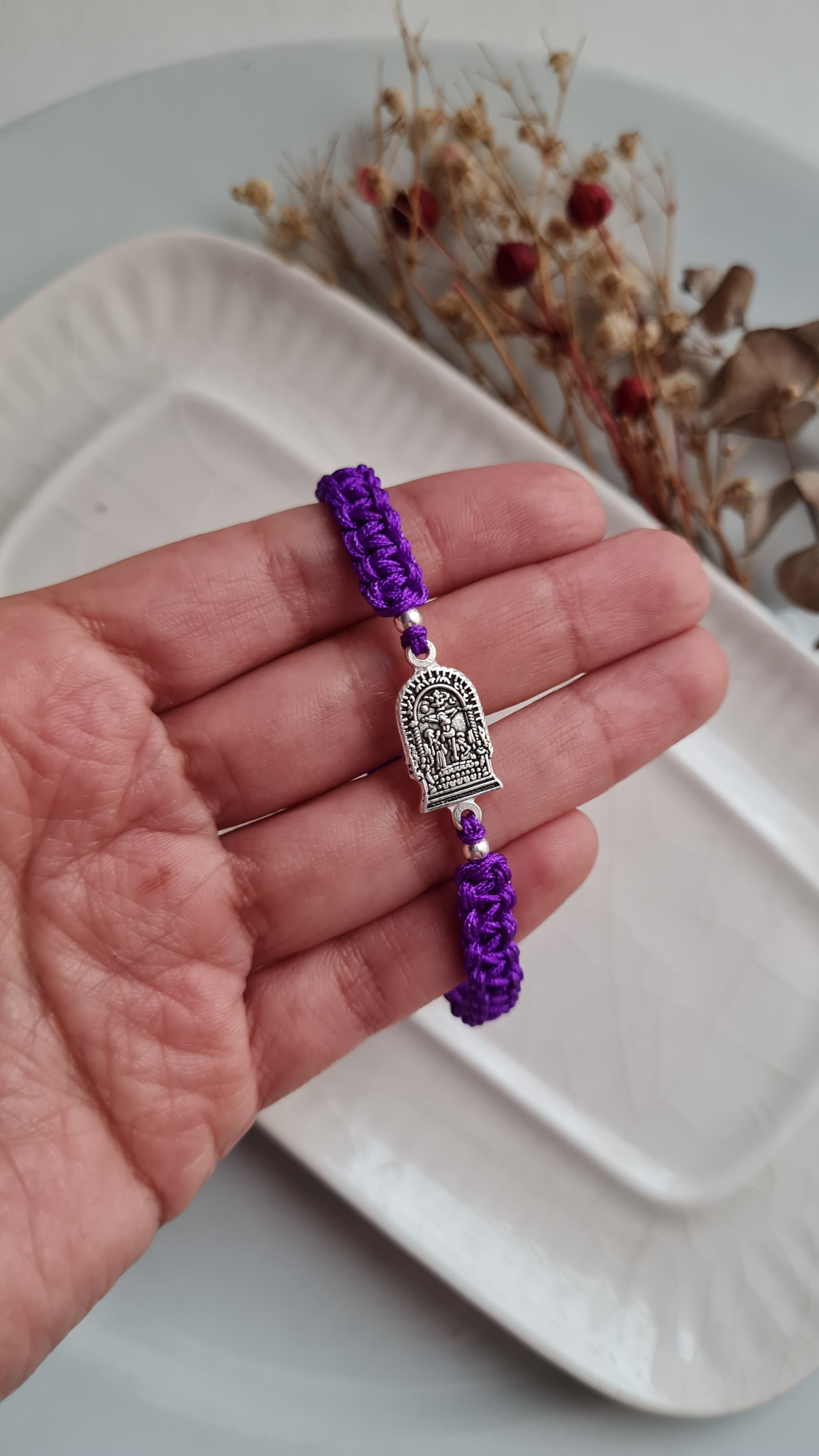 Pulsera Tejido Doble Señor de los Milagros (Hombre) - P950