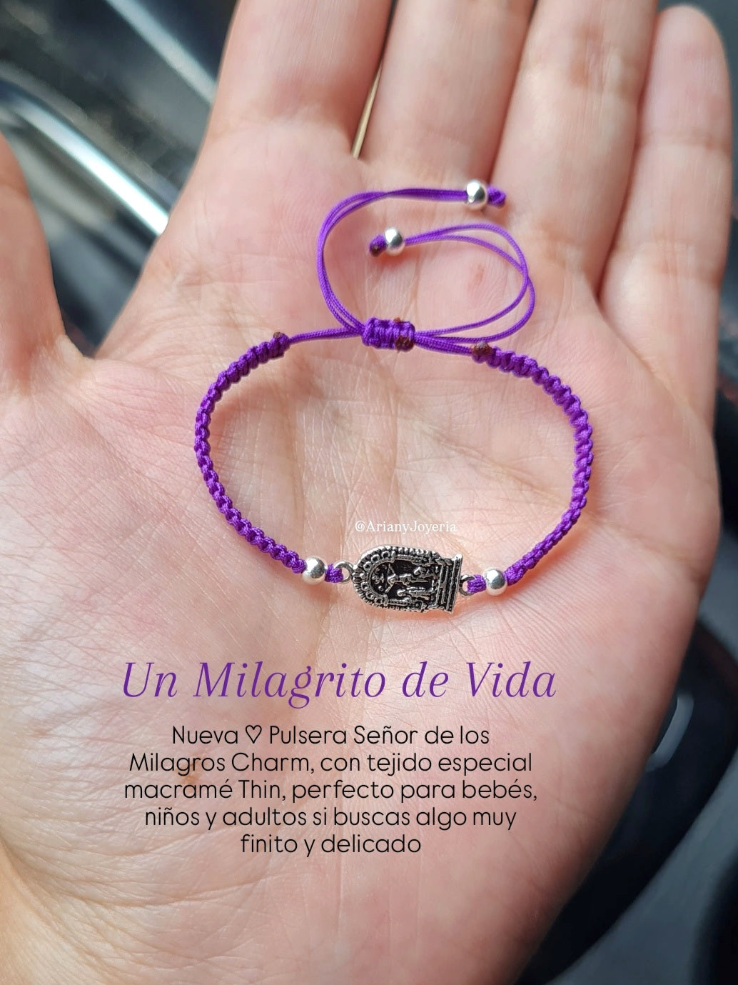 Pulsera Milagrito de Vida - Señor de los Milagros - P950
