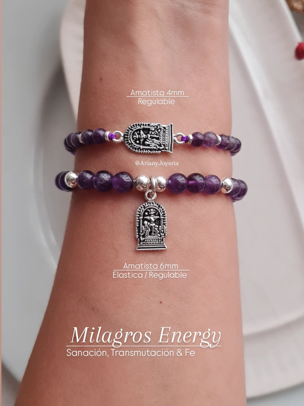 Pack x2 Pulseras Señor de los Milagros - P950
