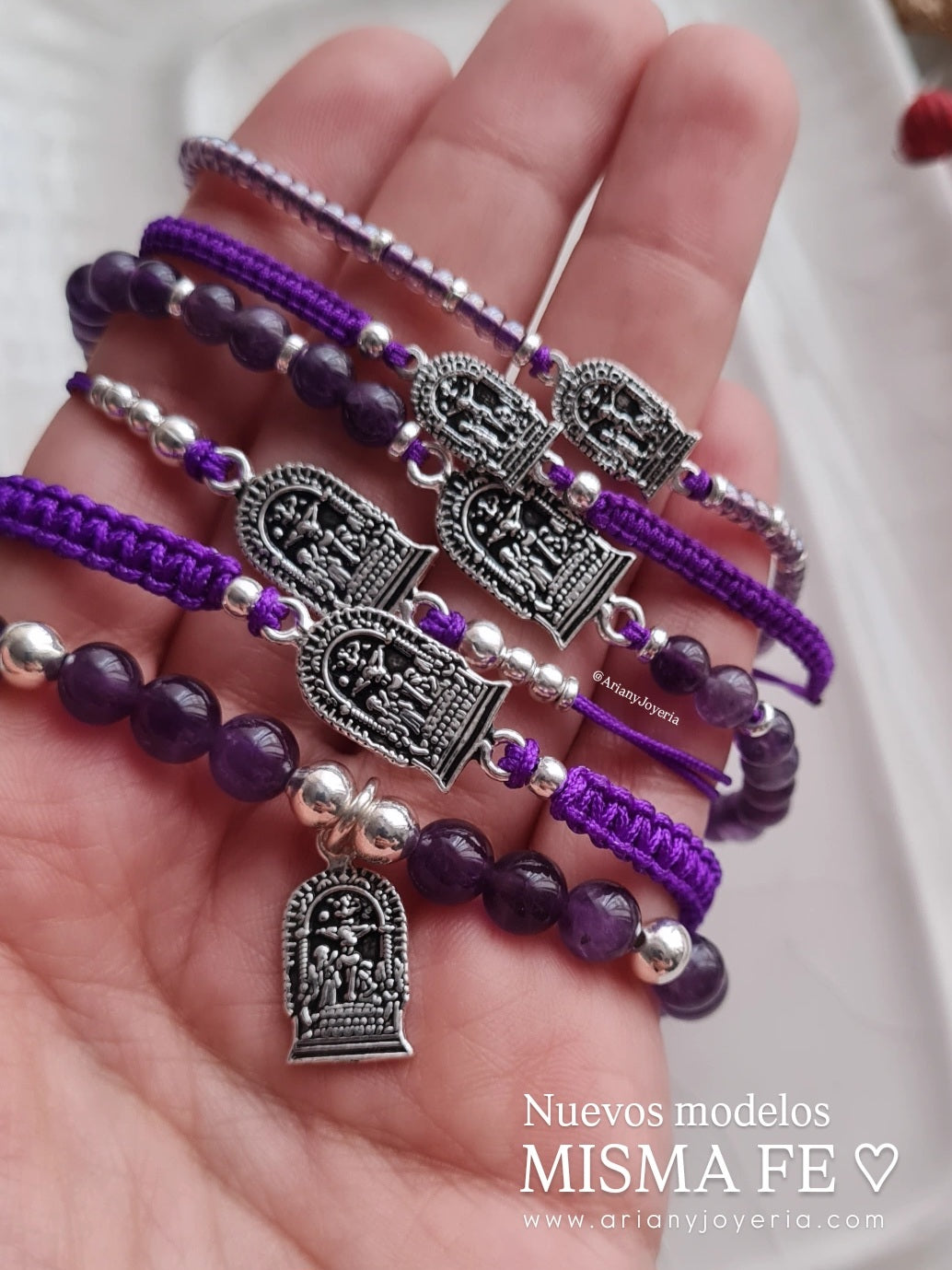 Pack x2 Pulseras Señor de los Milagros - P950