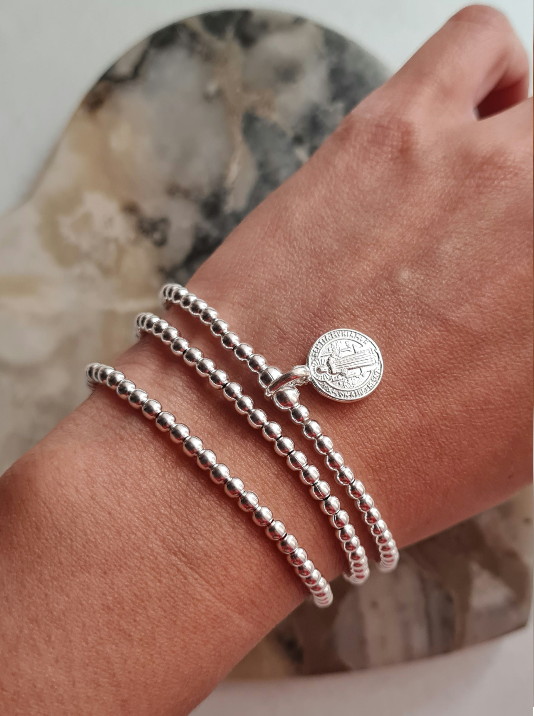 Pulsera Silver Dots Light (Sin dije) - P925