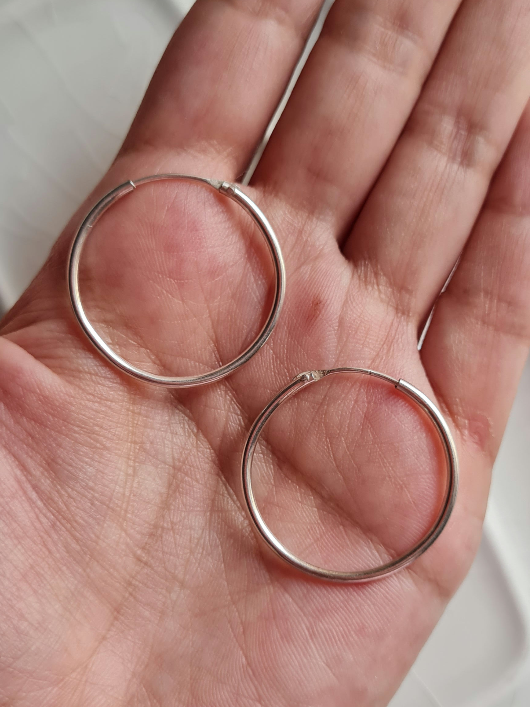 Argollas Slim - Plata 950