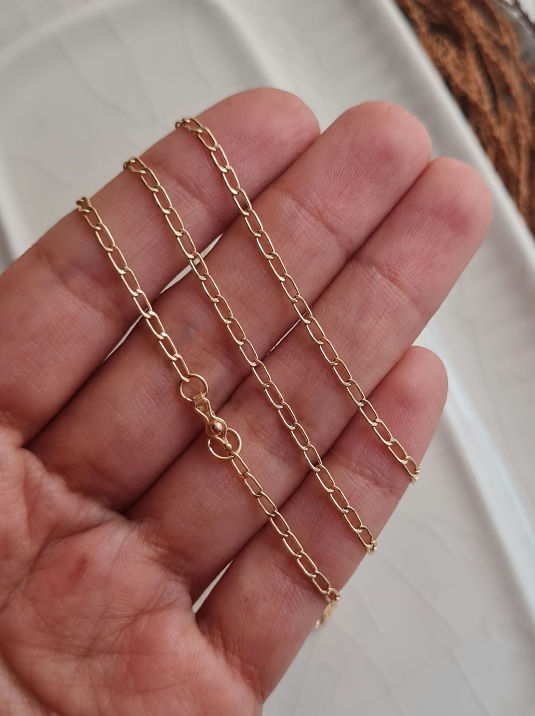Cadena Eslabon - Oro 18k