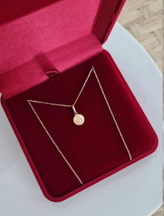 Dije Escapulario Mini - Oro 18k