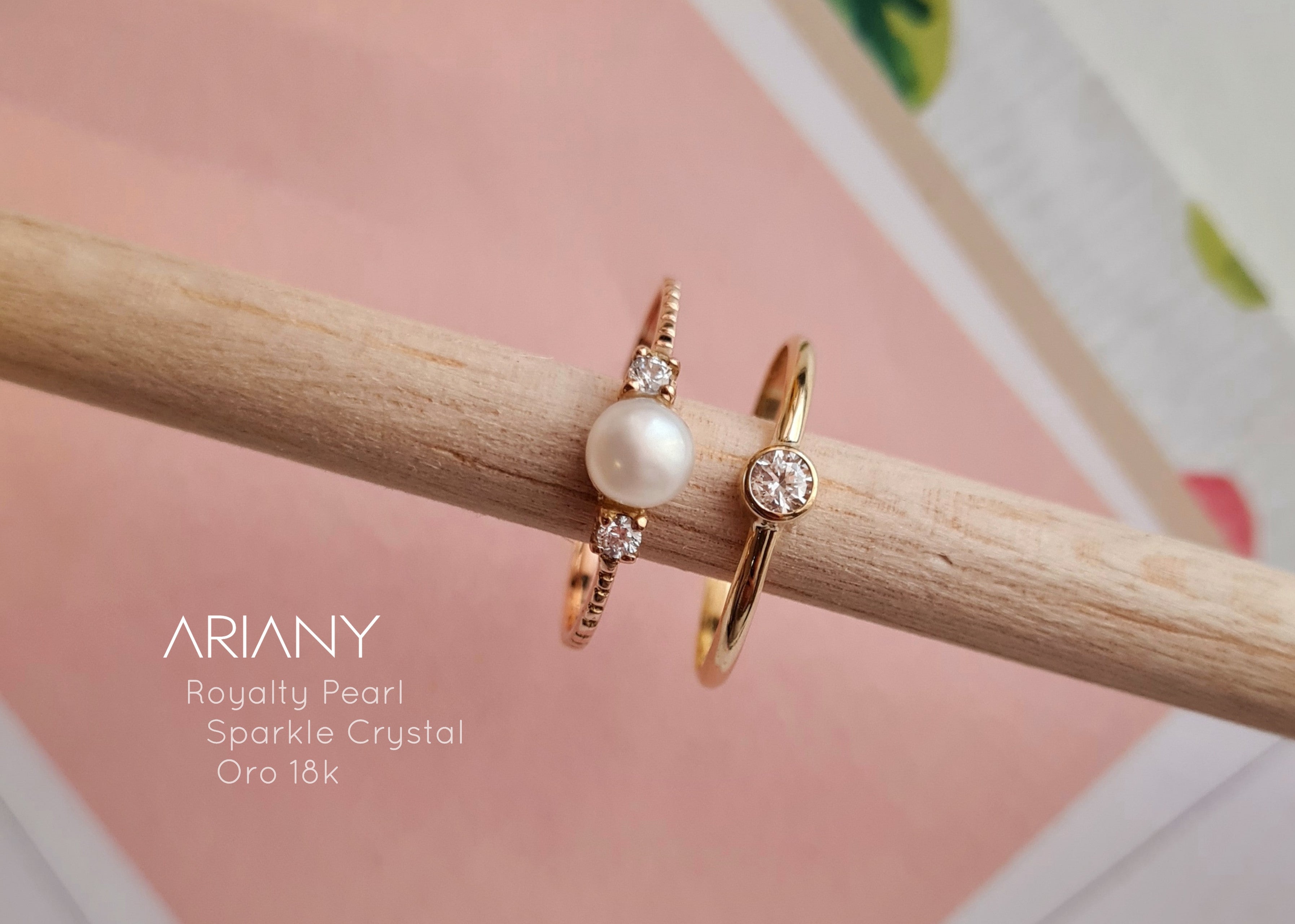 Anillo Swarovski Sparkle  - Oro 18k