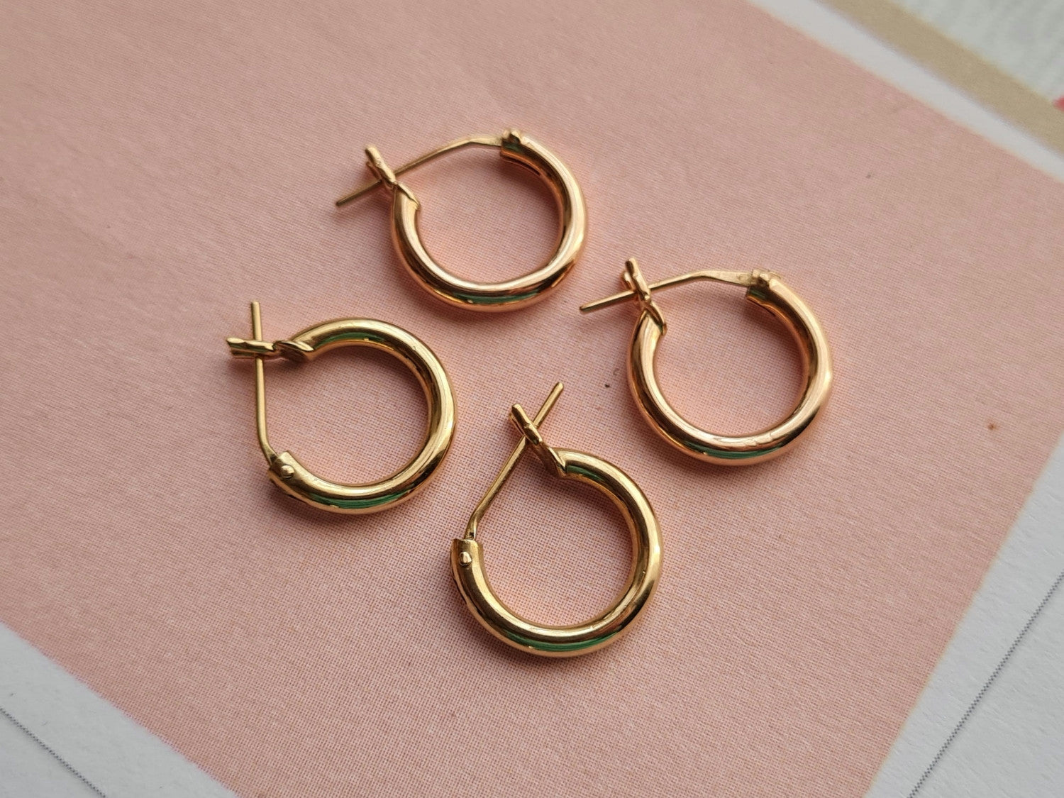 Argollas Japonesas Redondas (T. Redondo) - Oro 18k