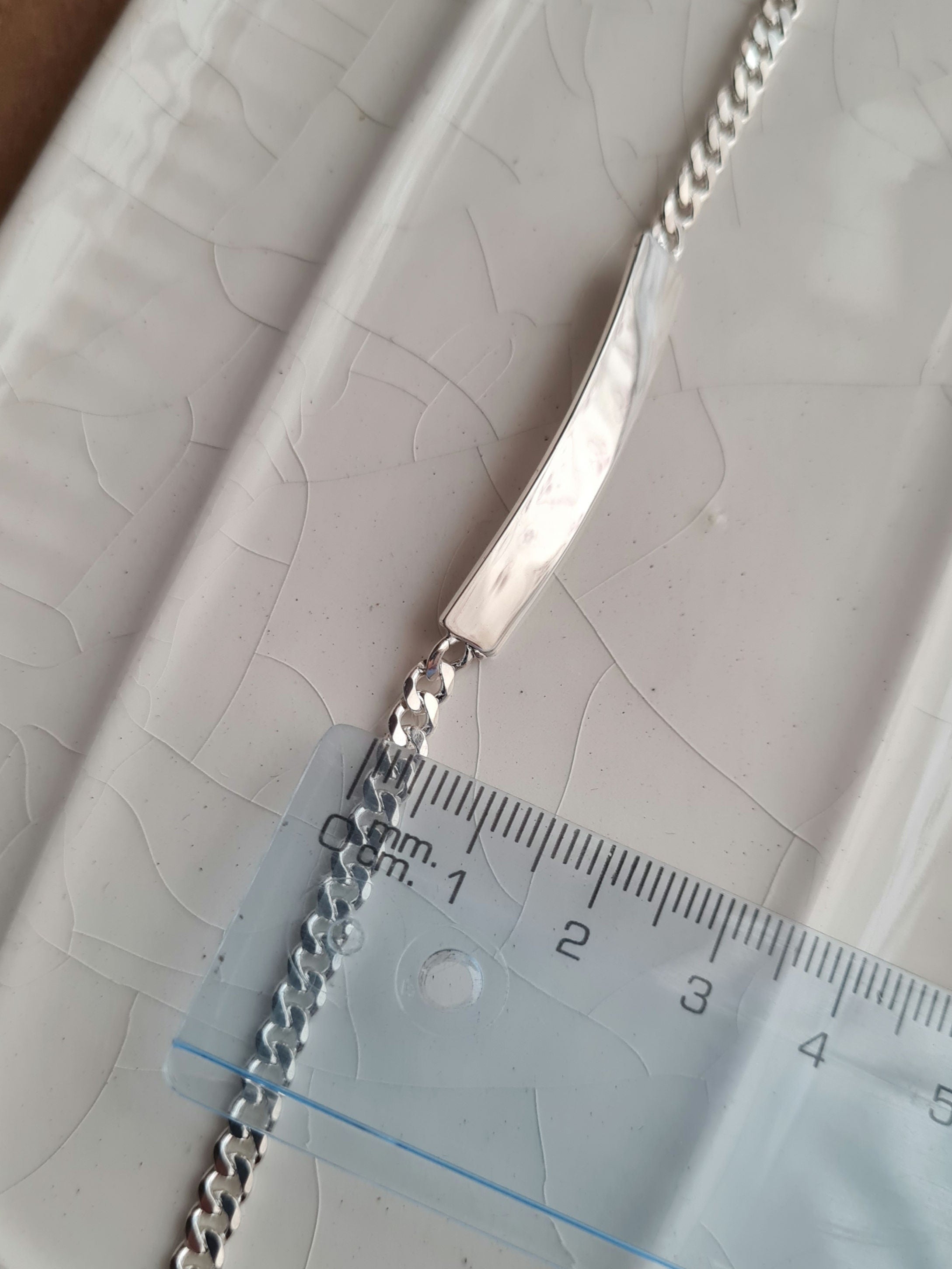 Pulsera Esclava Rectangular - Plata 925