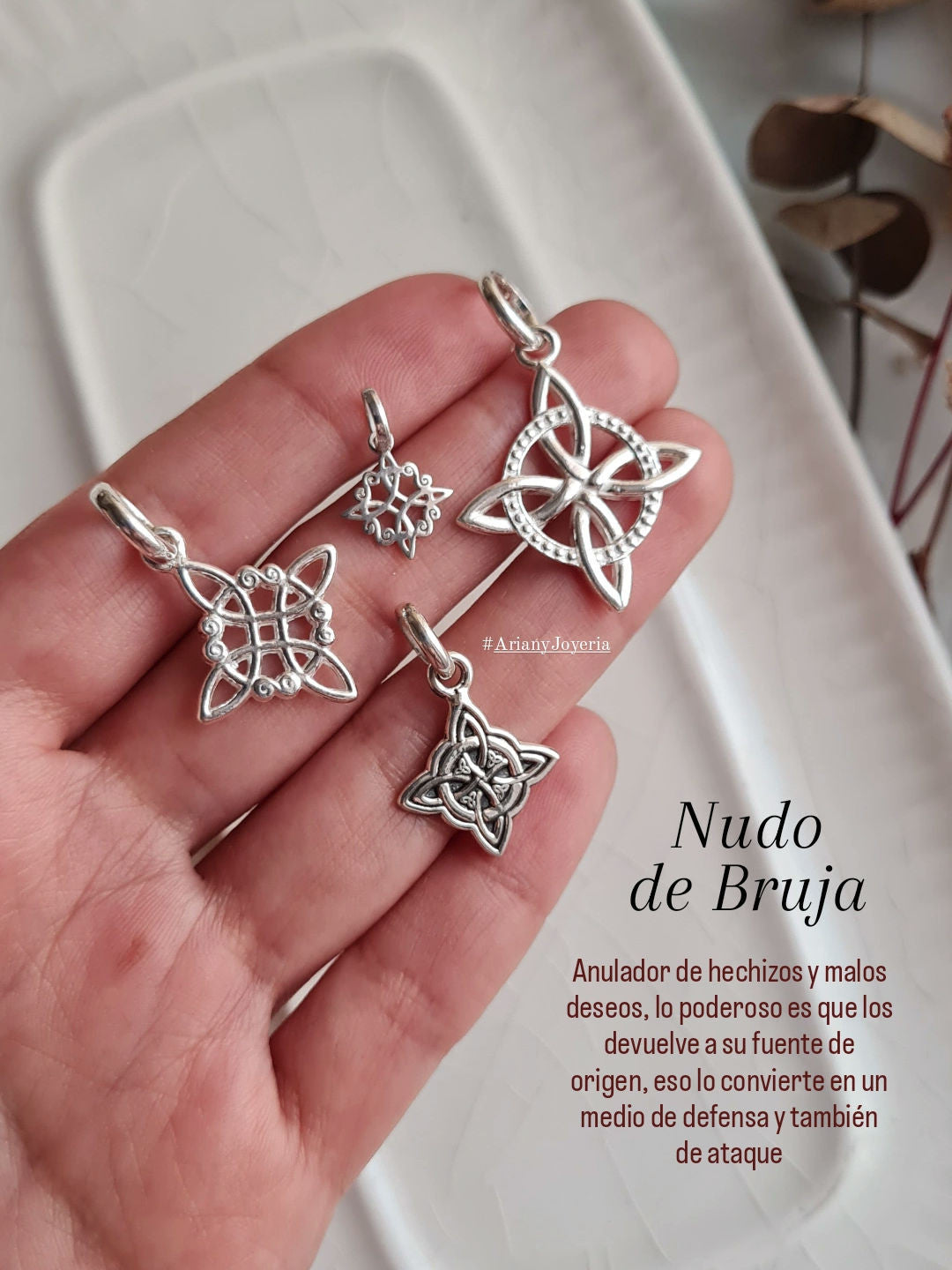 Dije Nudo de Bruja - P950