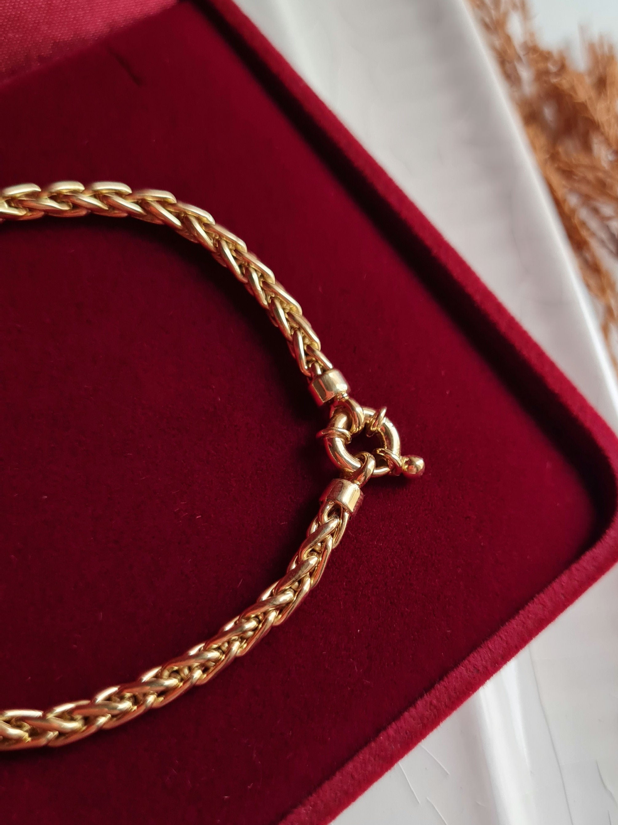 Pulsera Espiga - Oro 18k