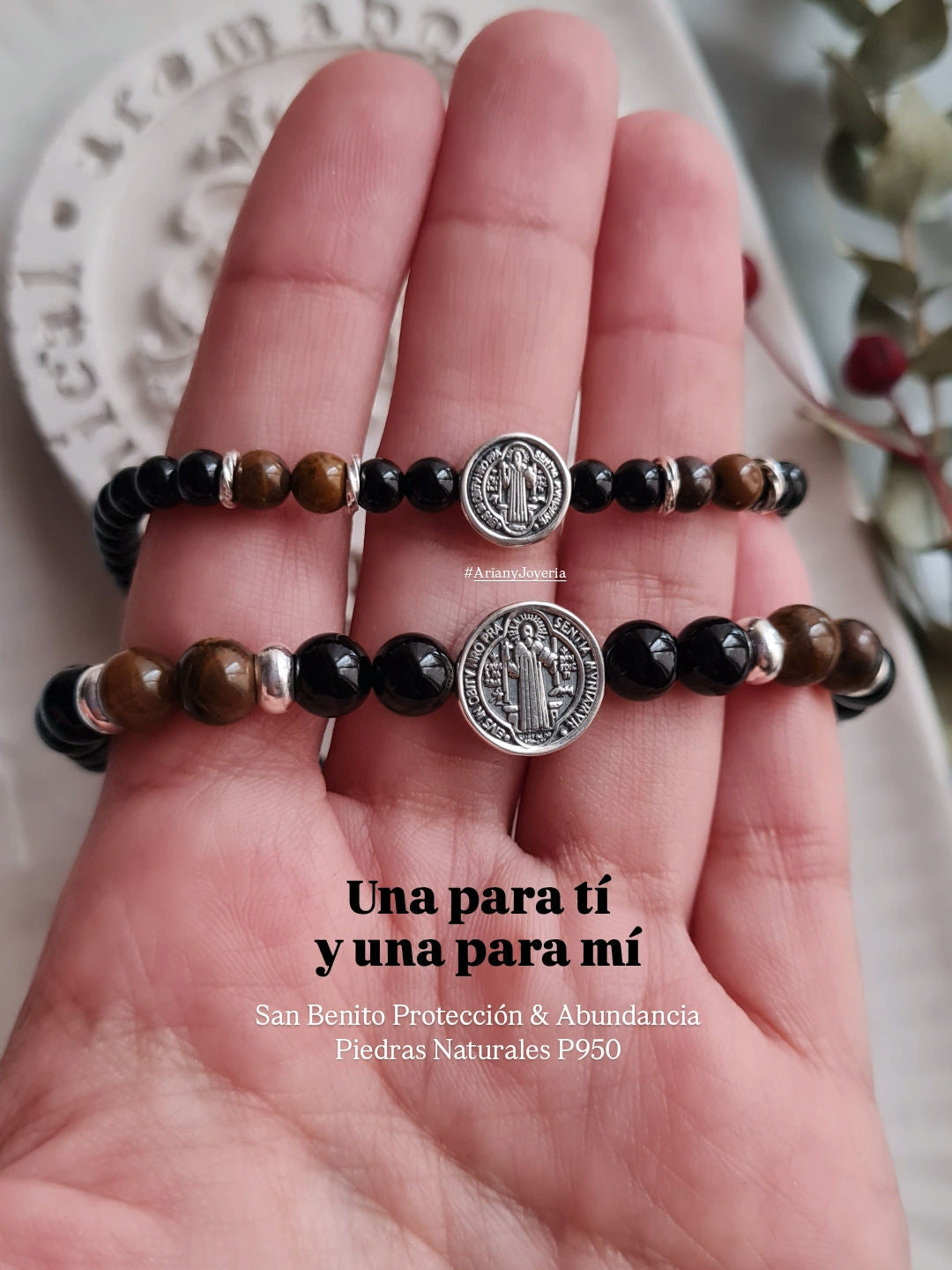 Pulsera San Benito: Proteccion & Abundancia - P950