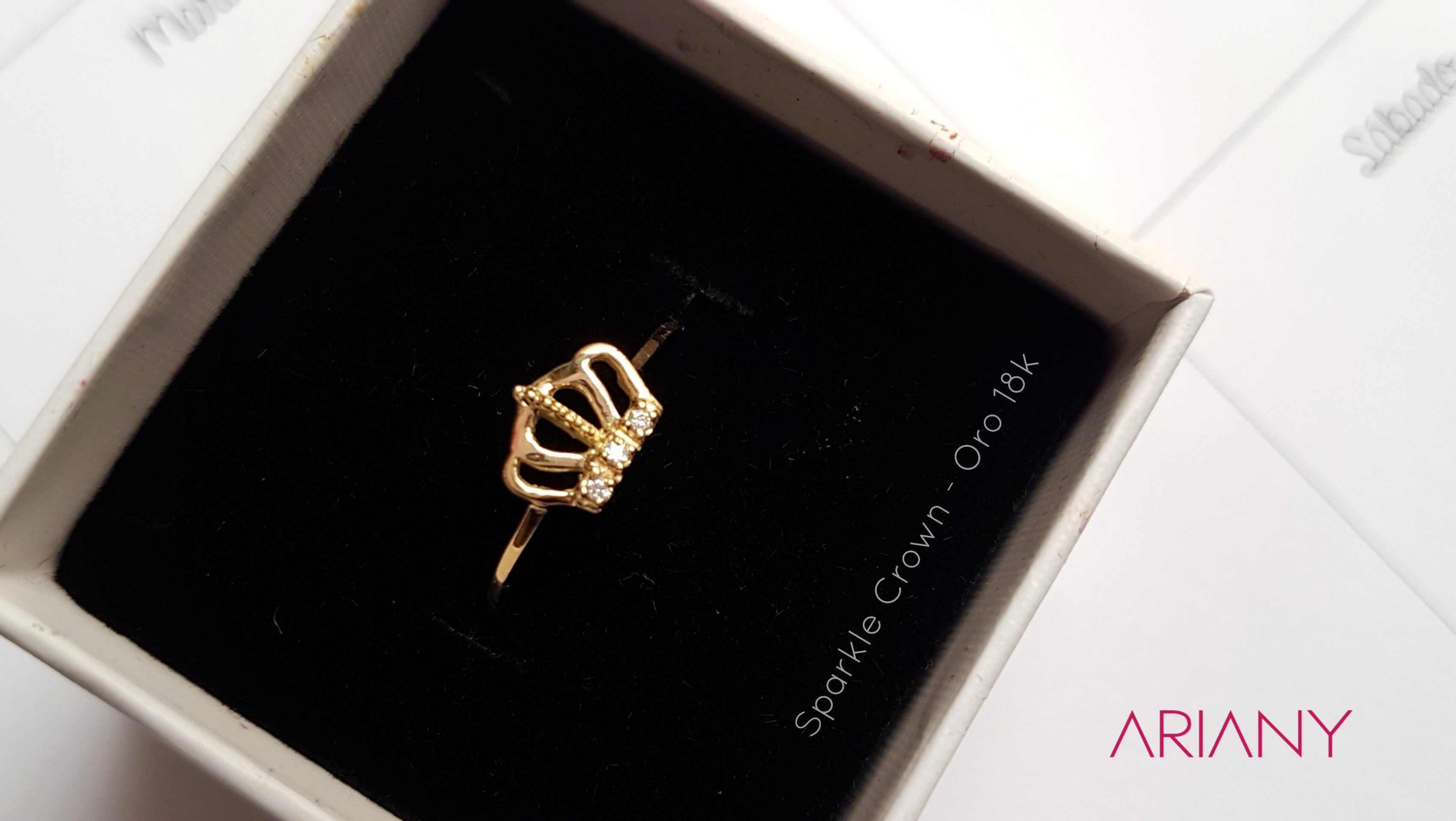 Anillo Corona - Oro 18k