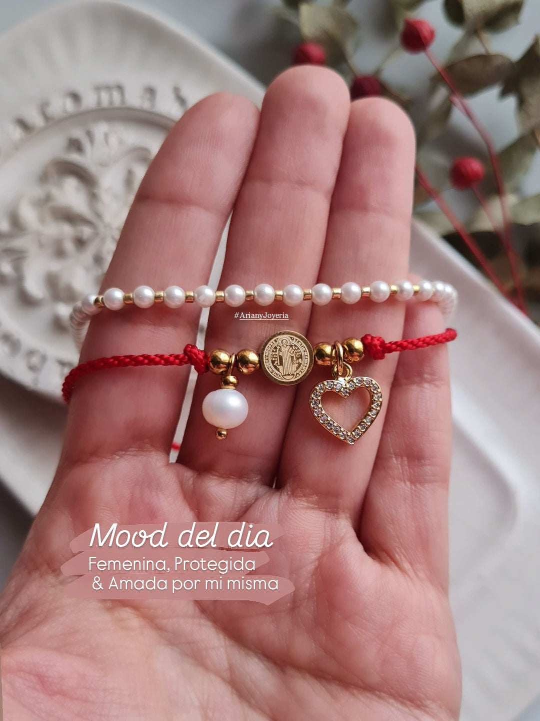 Pulsera Piedras Naturales & Miyuki Beads - Golden