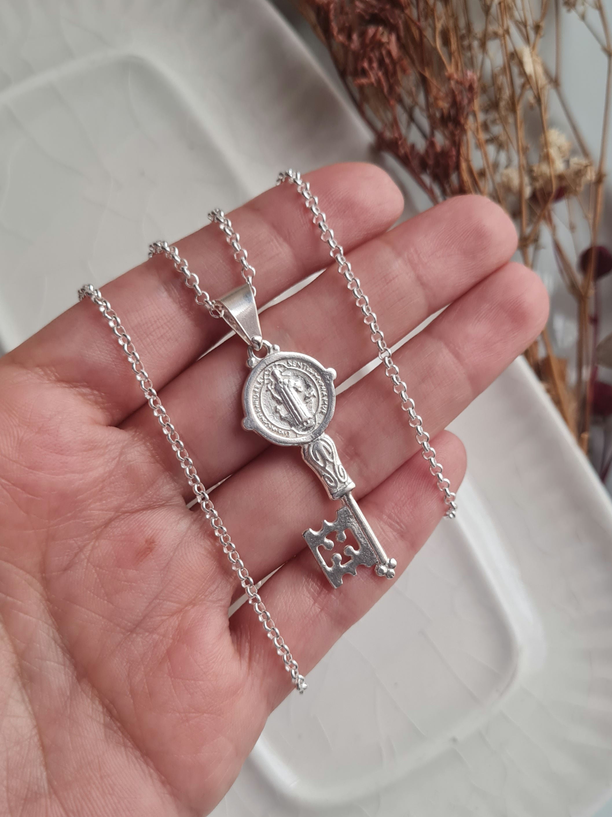 Cadena Maxi & Llave Abrecaminos San Benito - P925/950