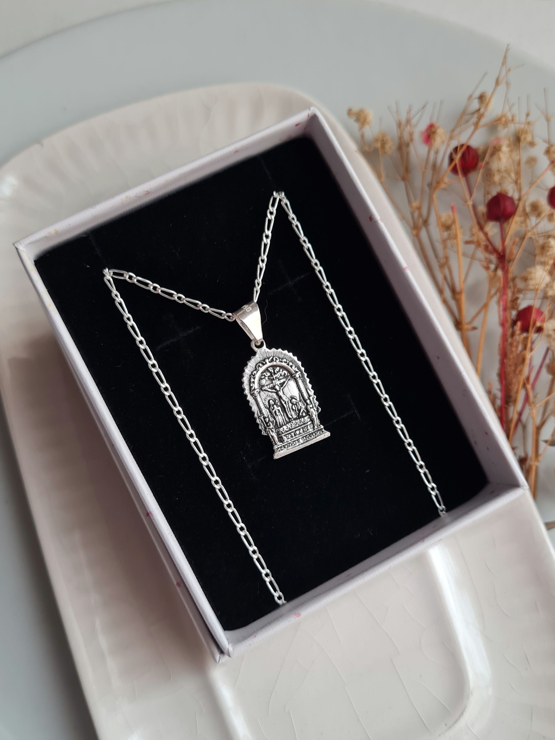 Cadena Señor de los Milagros & Virgen de la Nube - P925/950