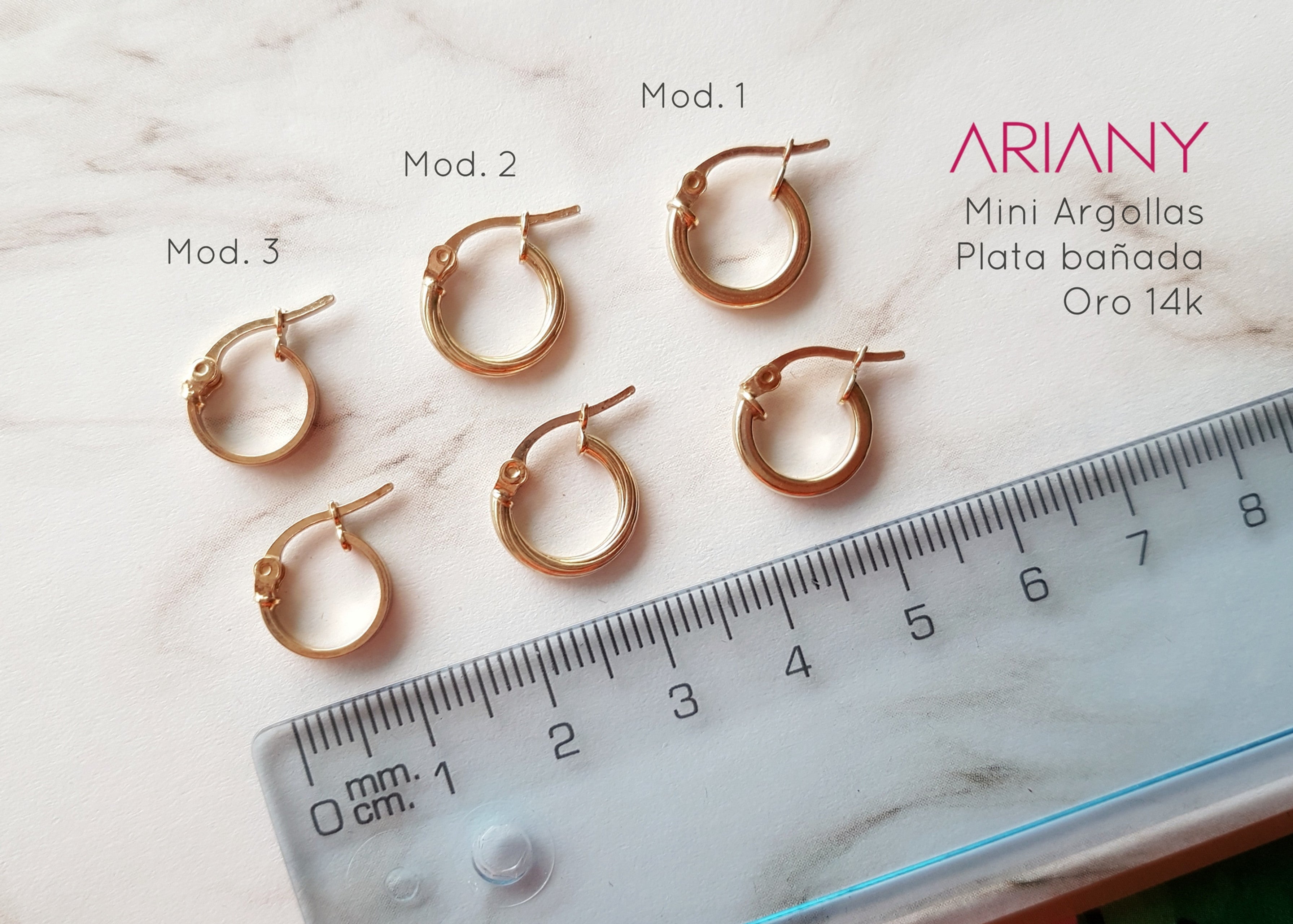 Argollas Essential - P925 Gold 14k