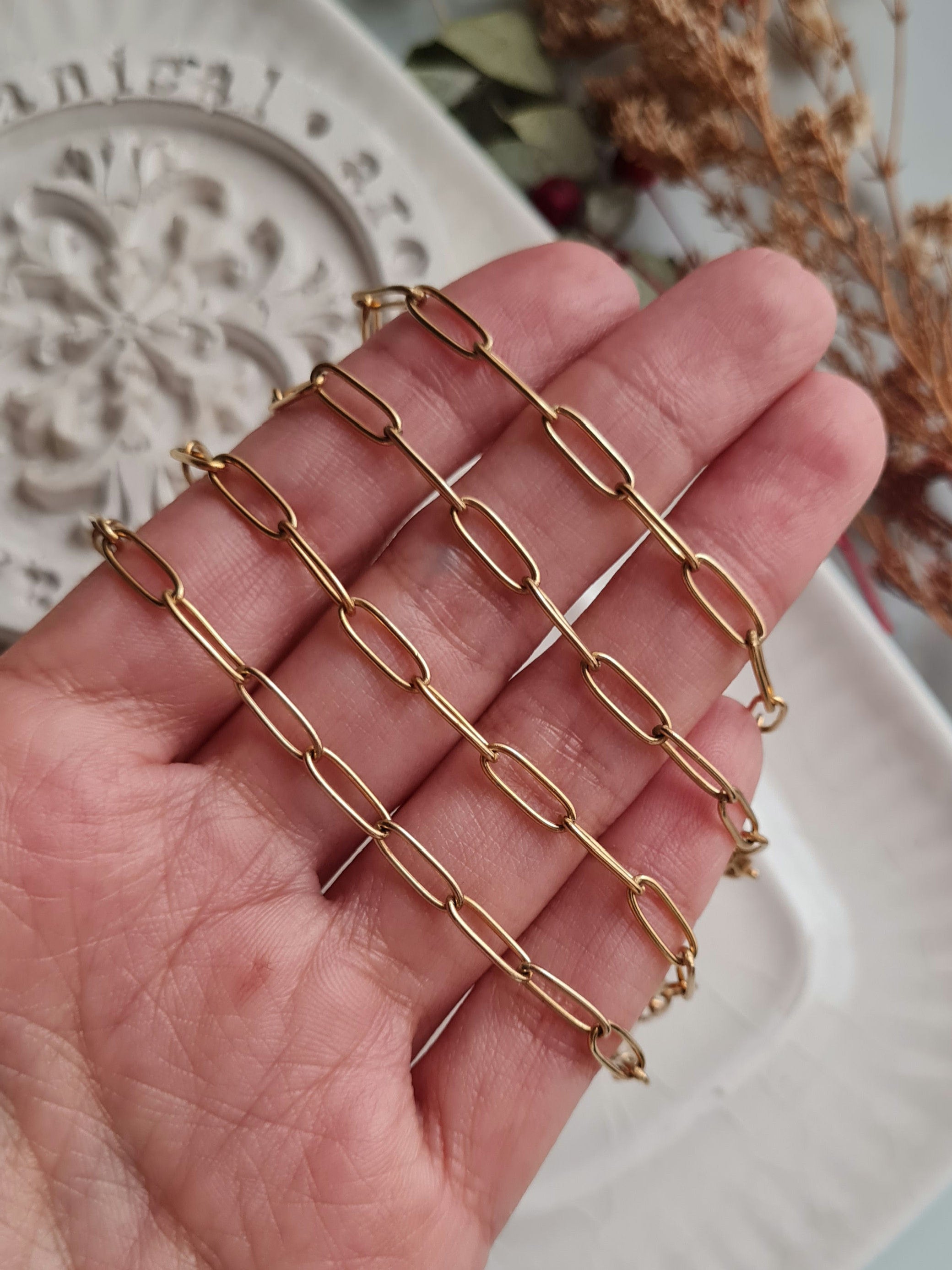 Cadena Clip Maxi - Golden