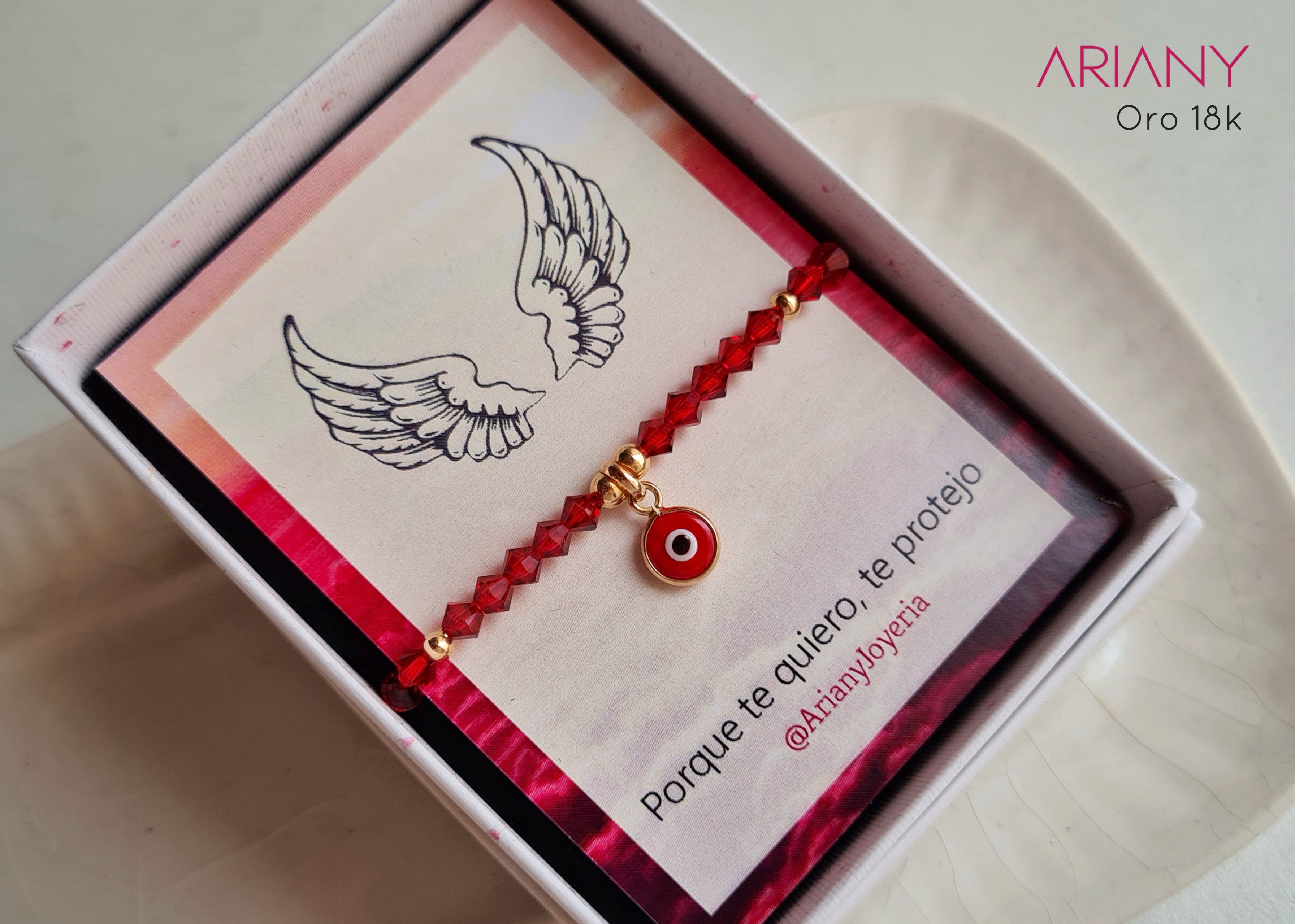 Pulsera Ojo Turco Swarovski Lux - Oro 18k