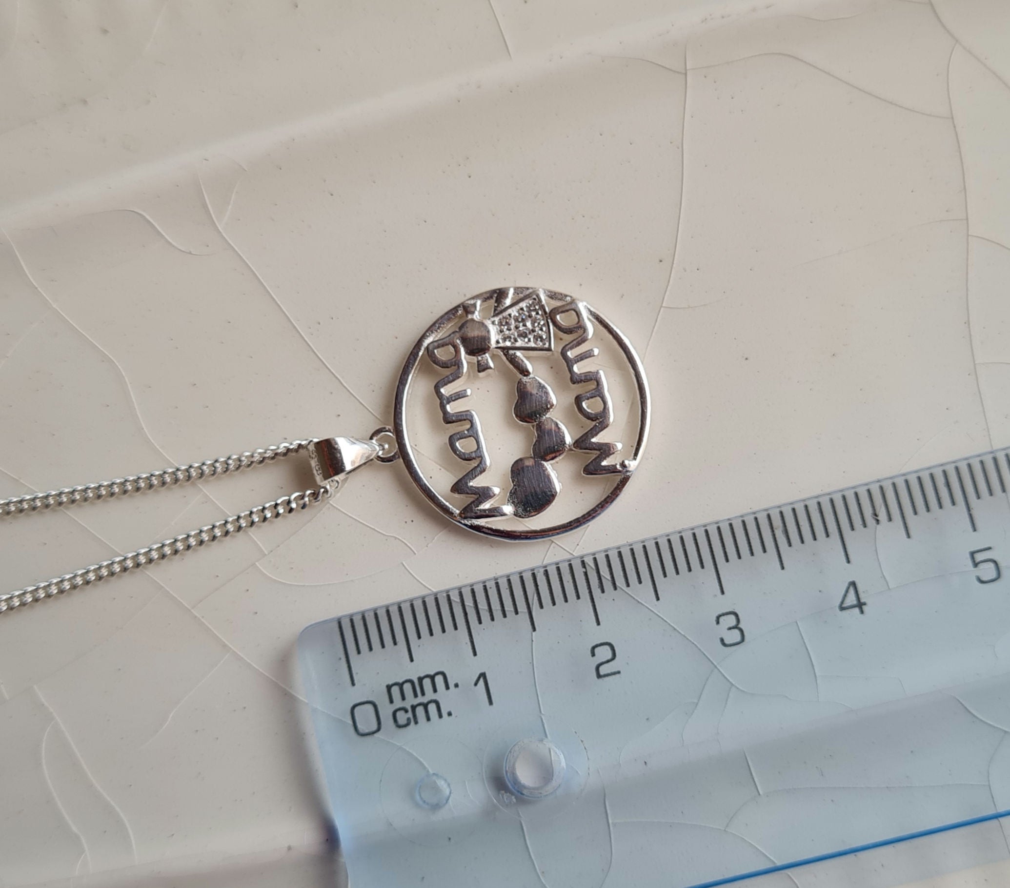 Cadena Mami Corazones - Plata 925