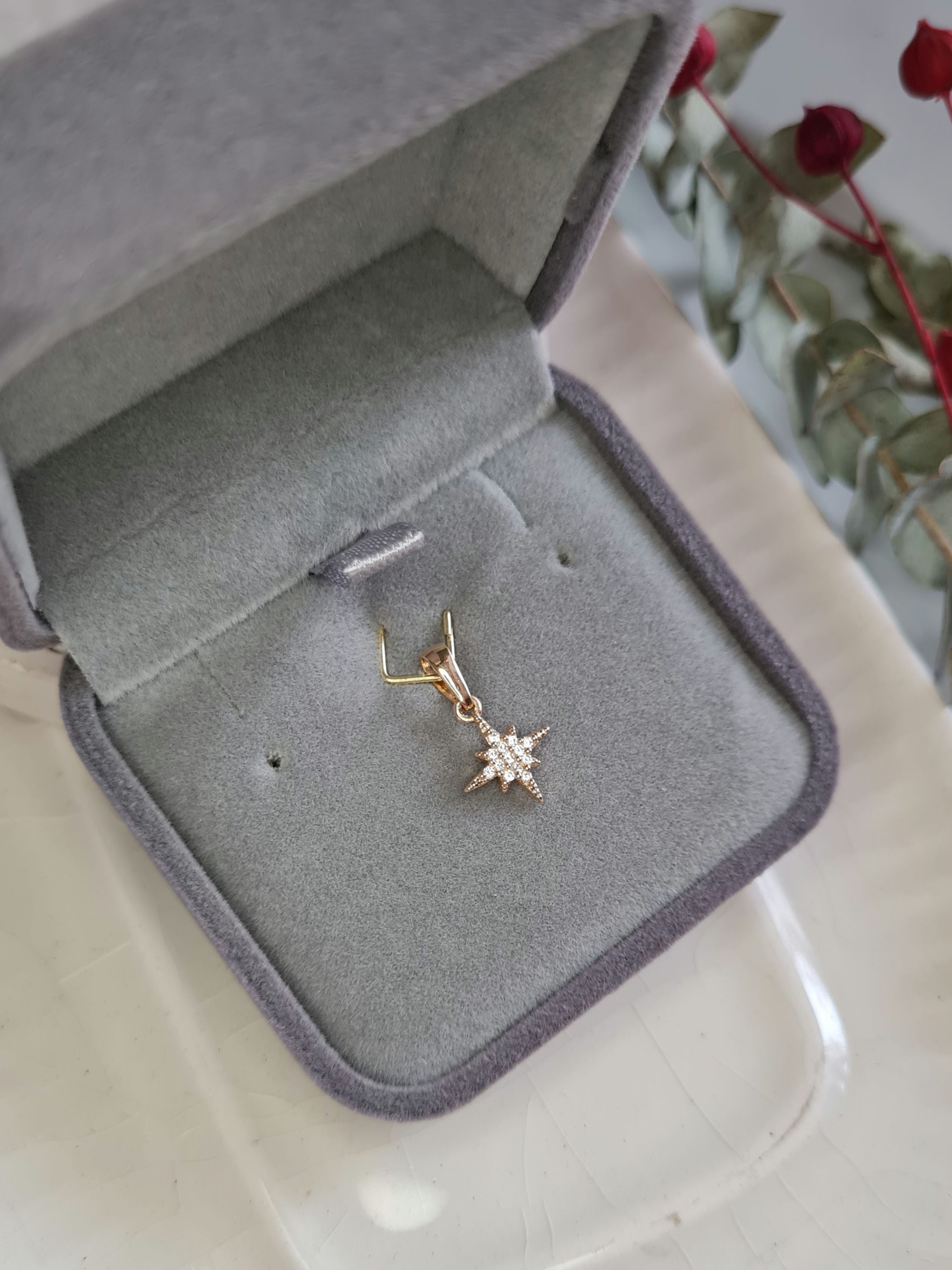 Estrella del Norte Sparkle - Oro 18k