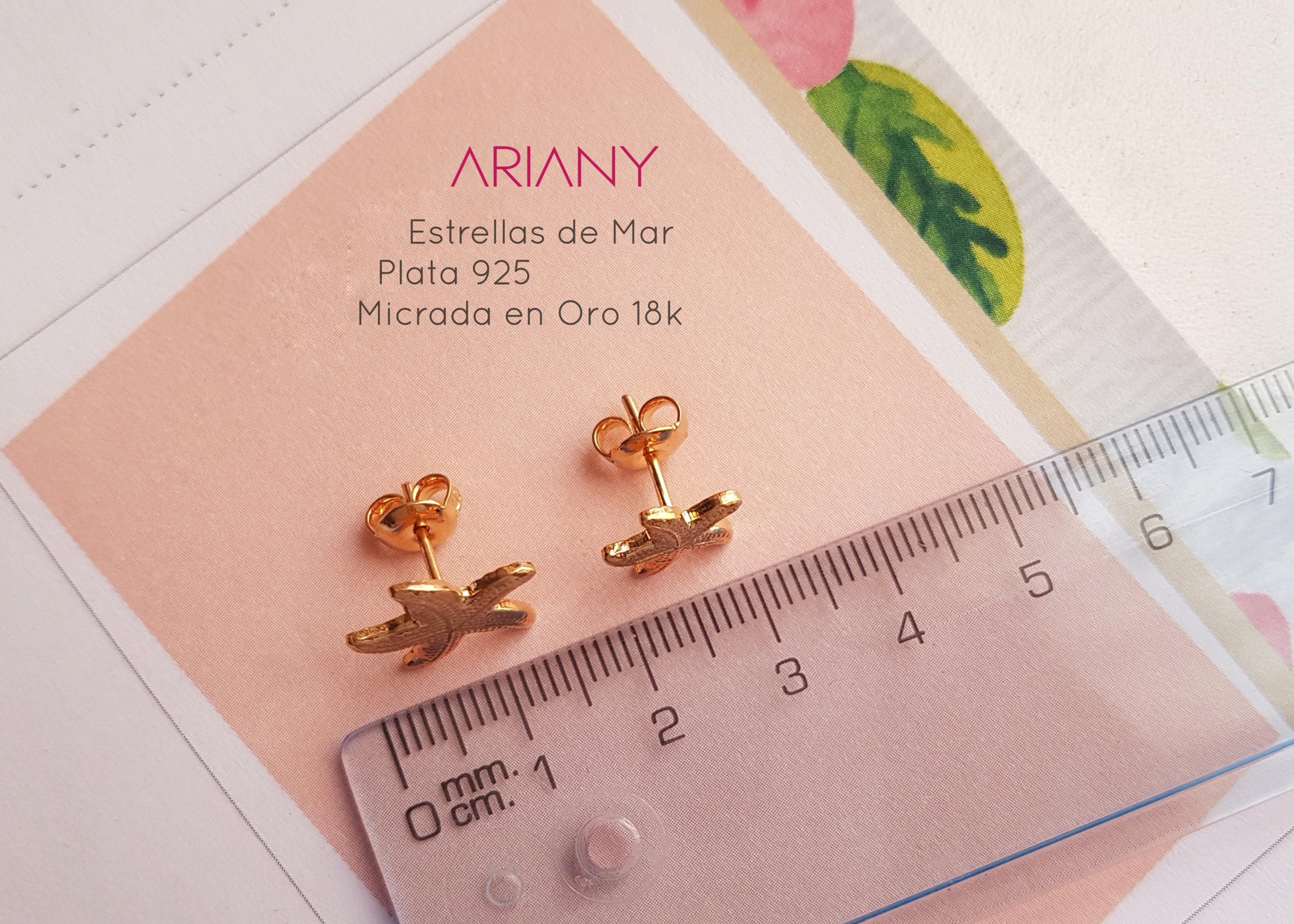Arete Estrella de Mar - P925 Gold