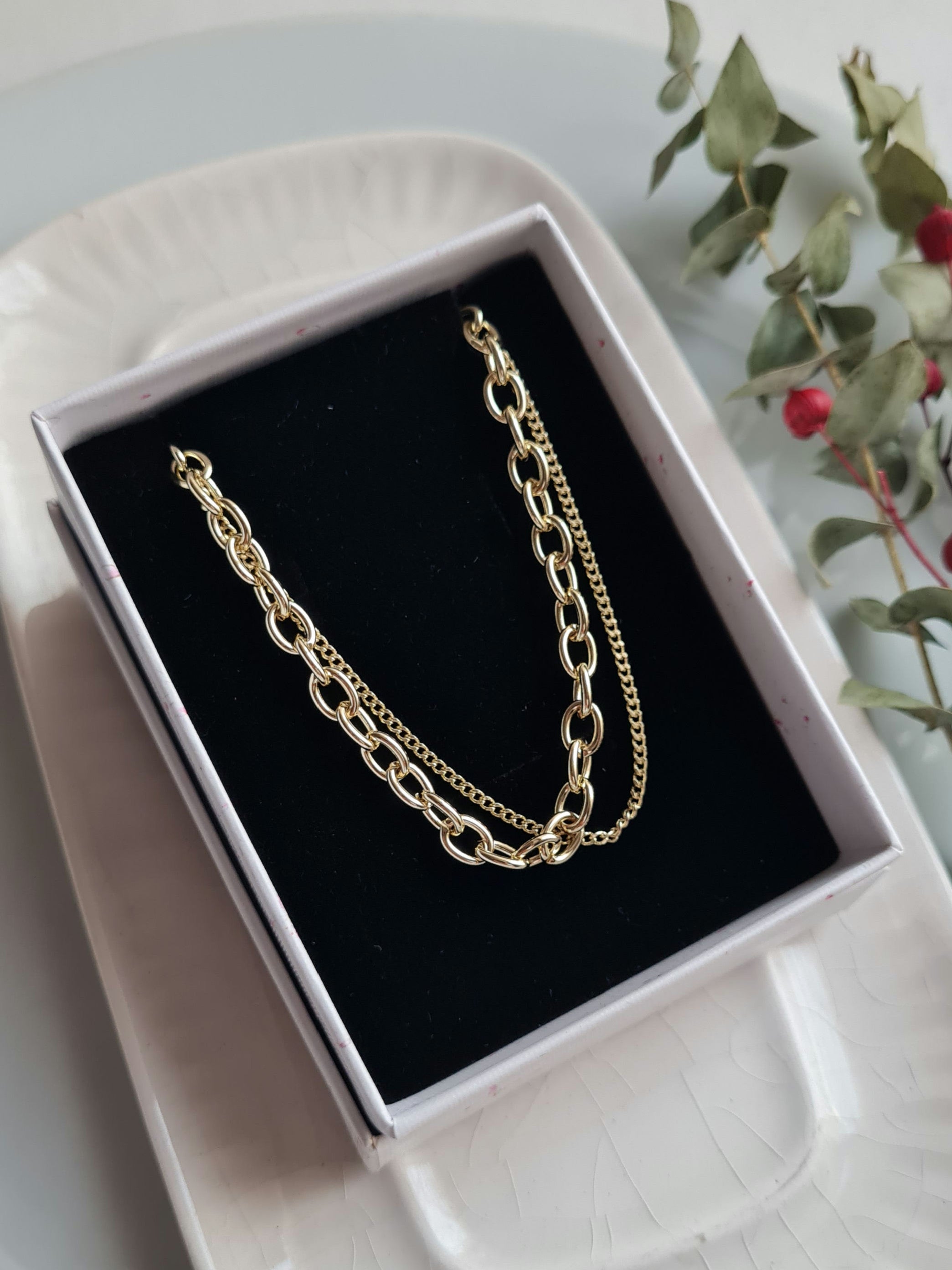 Pulsera Doble - Golden