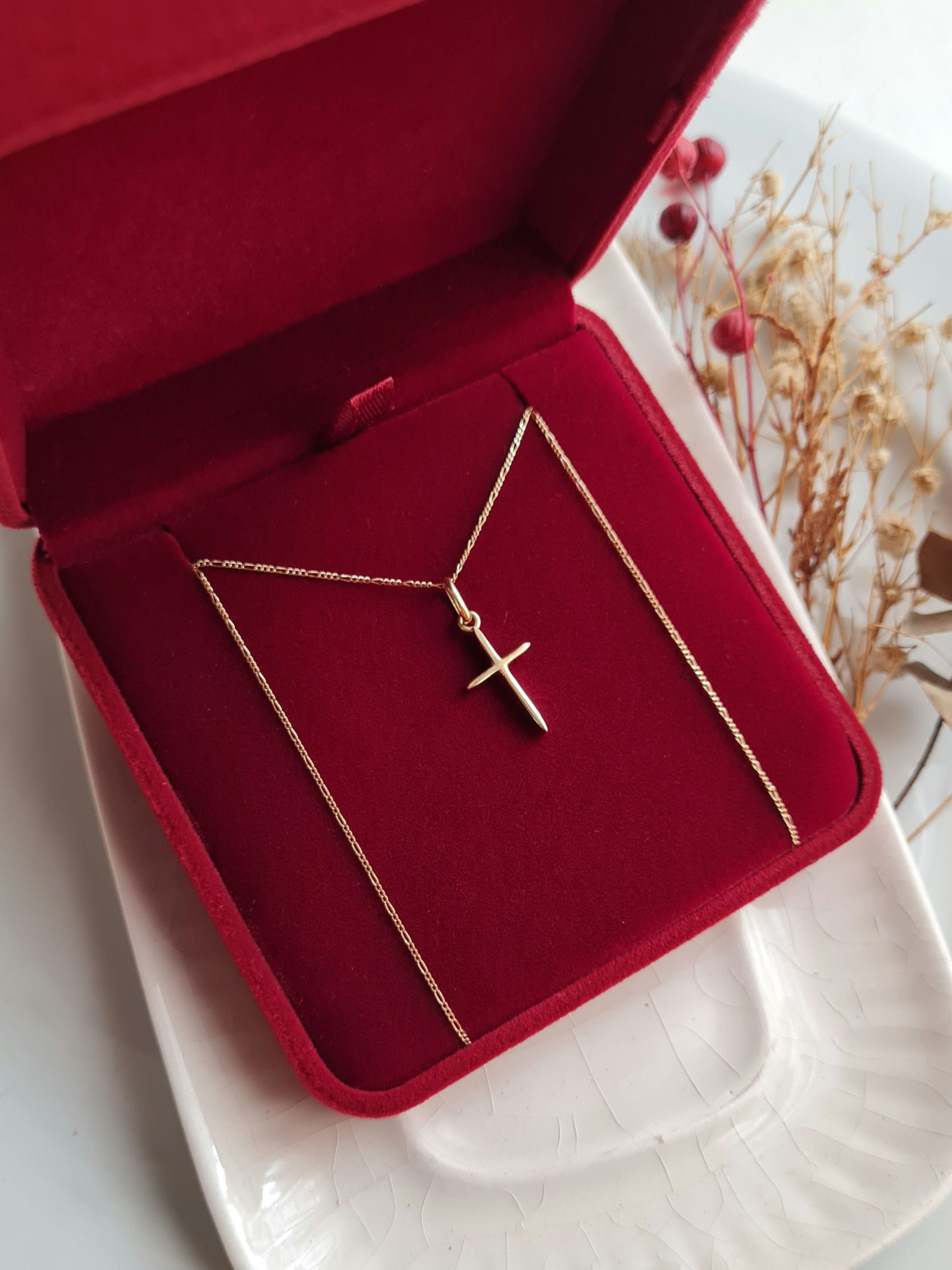 Dije Cruz Minimalista - Oro 18k