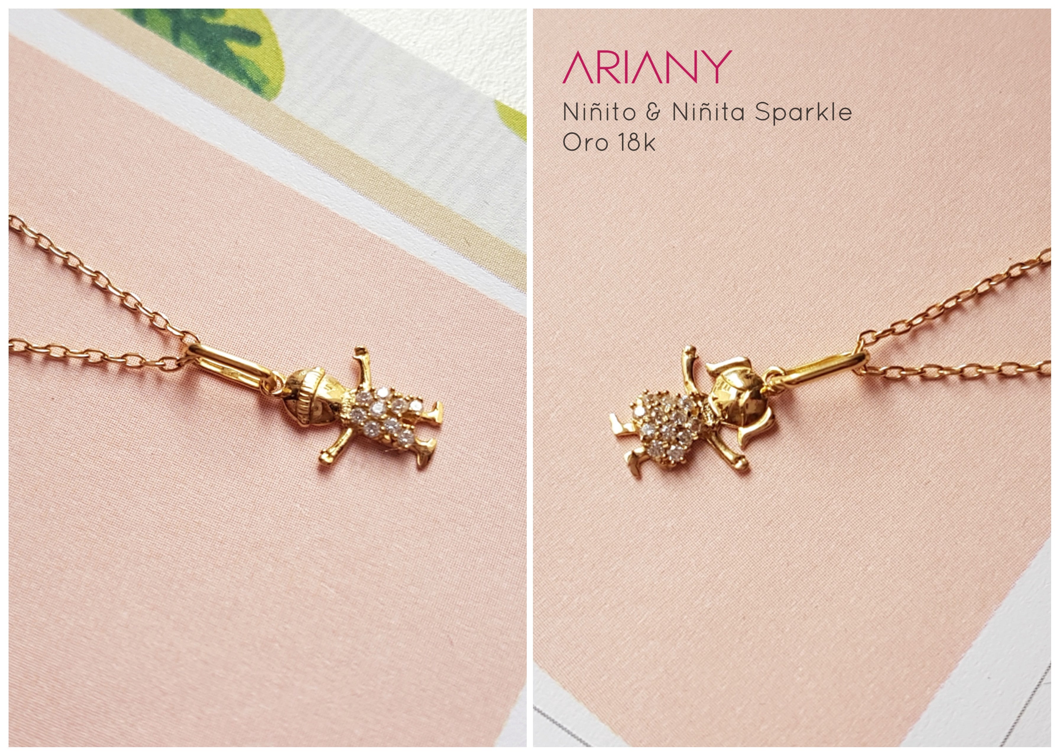 Dije Niño Sparkle Italiano - Oro 18k