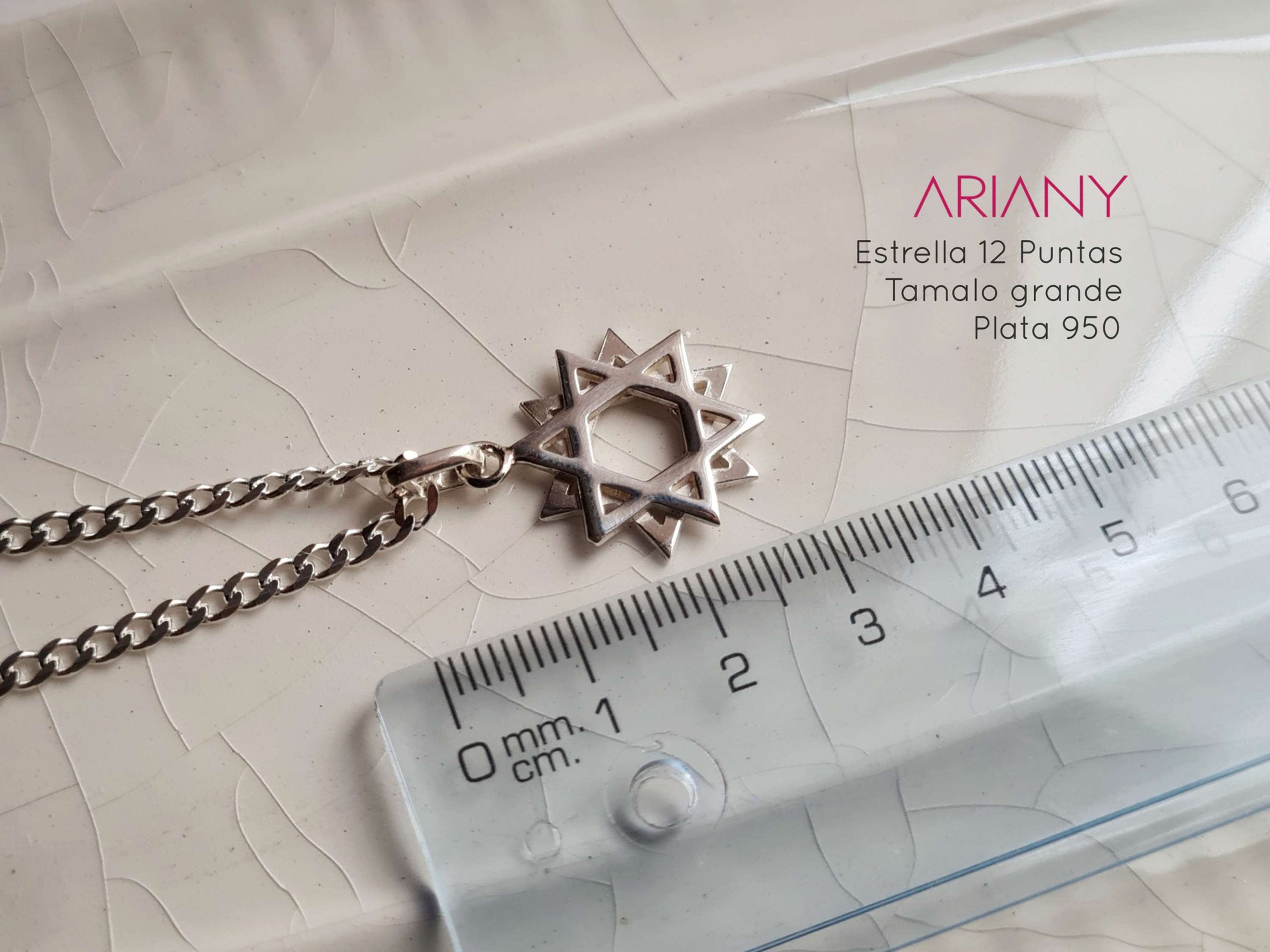 Cadena Cartier/Tiffany & Estrella 12 Puntas - P925/950