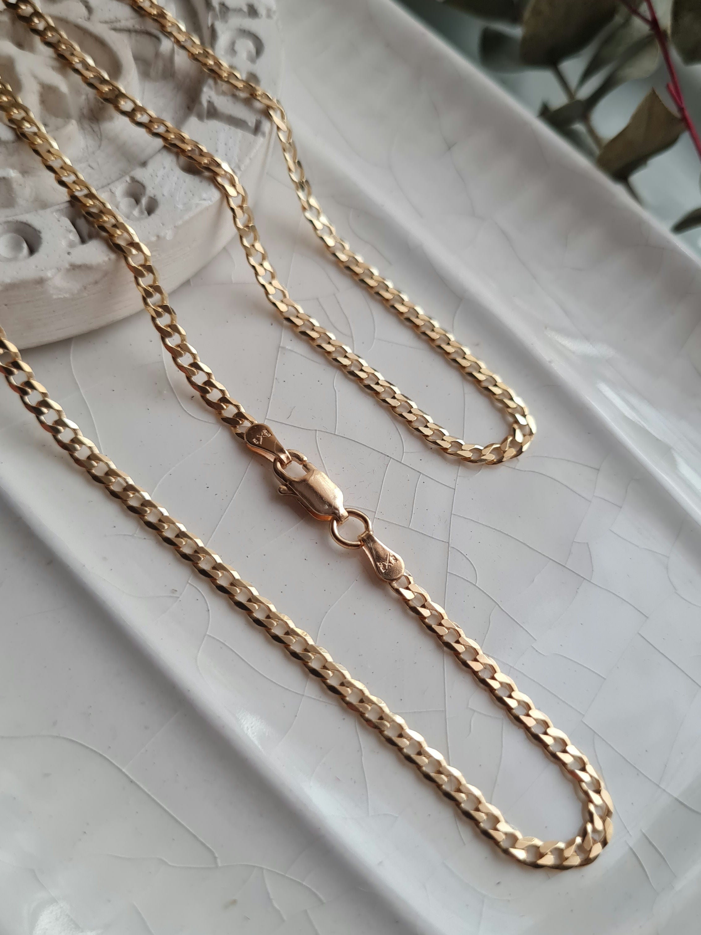 Cadena Lomo de Corvina Italiano - P925 Micrada 18k (Sin dije)