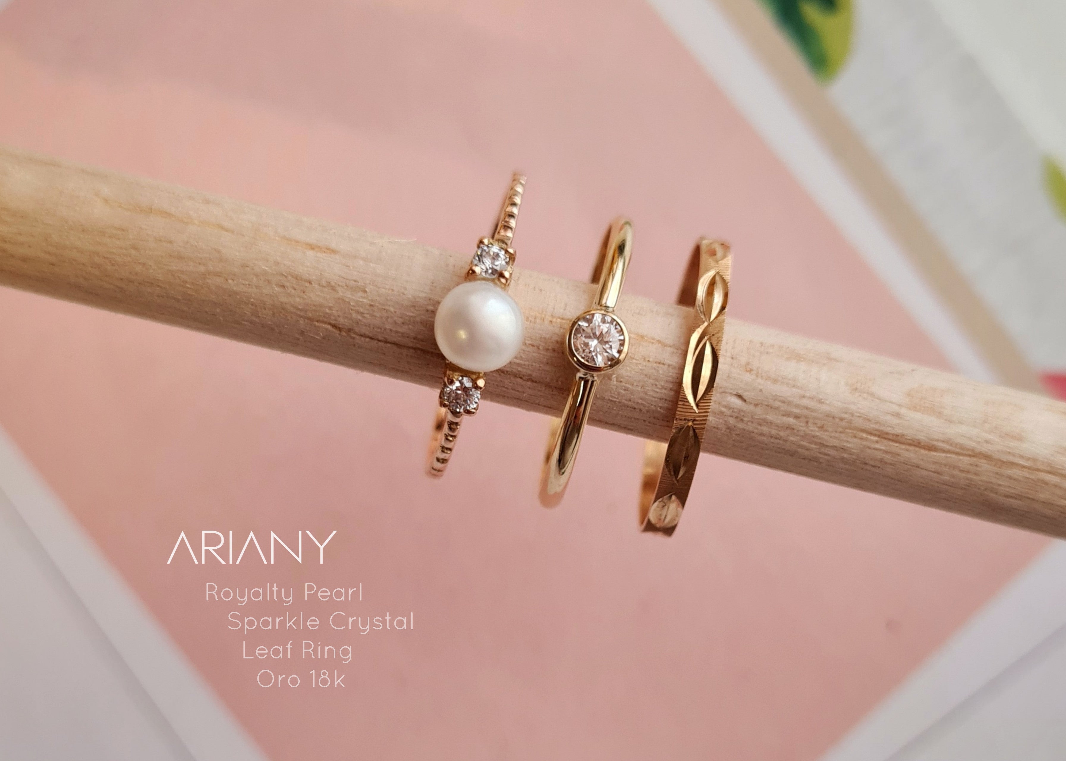 Anillo Swarovski Sparkle  - Oro 18k