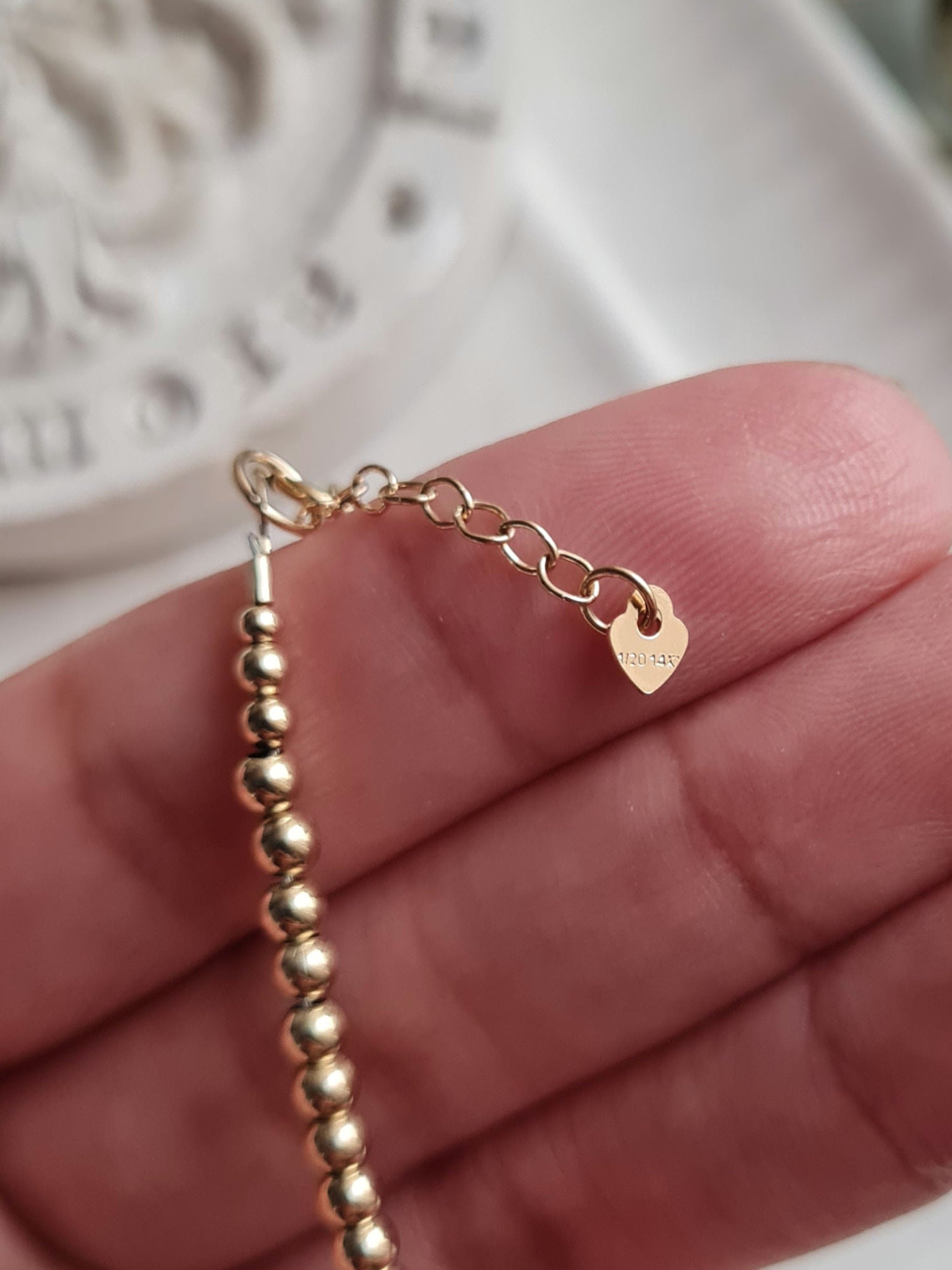 Pulsera Golden Dots - GF 14k
