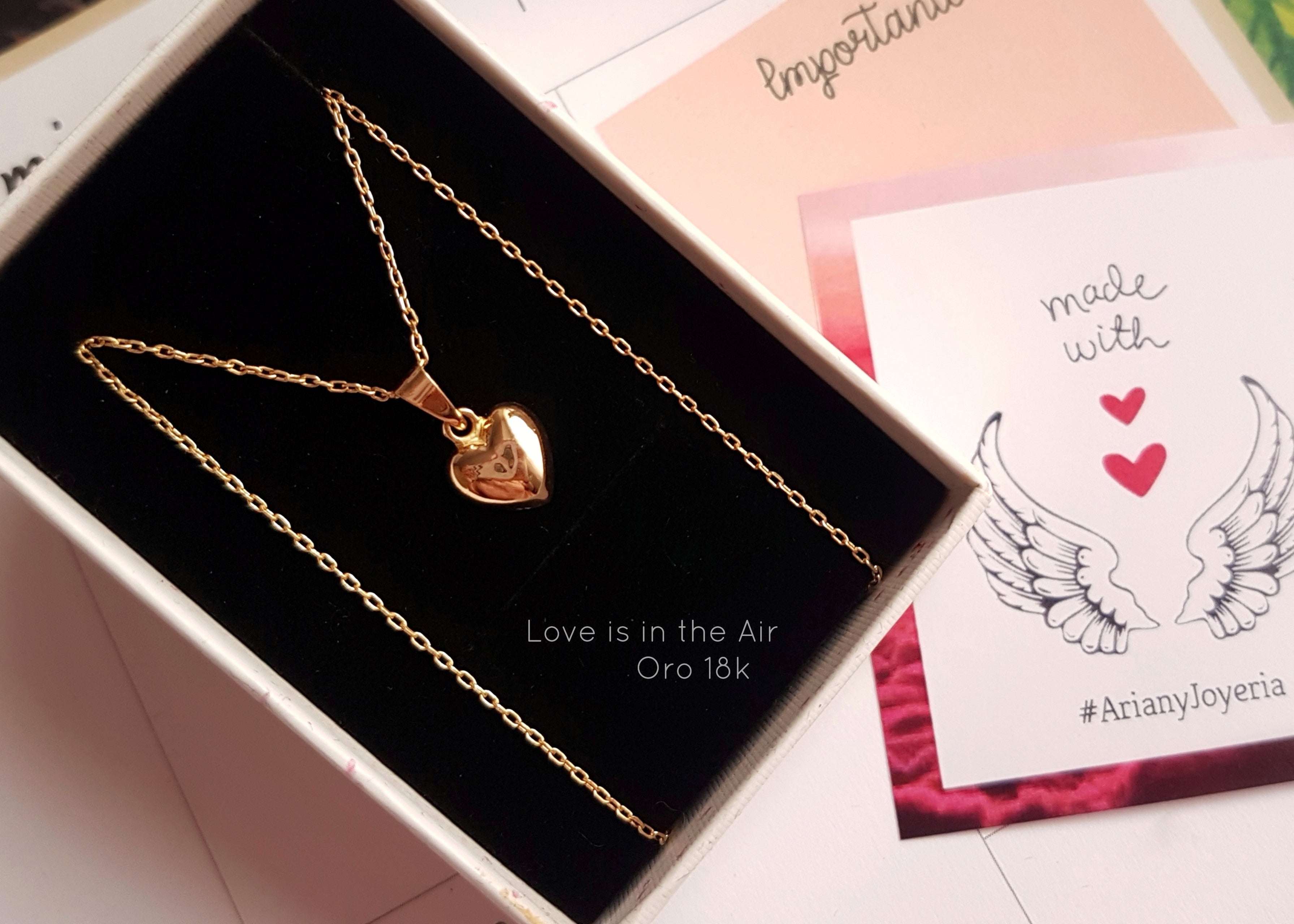 Dije Corazon Clasico - Oro 18k