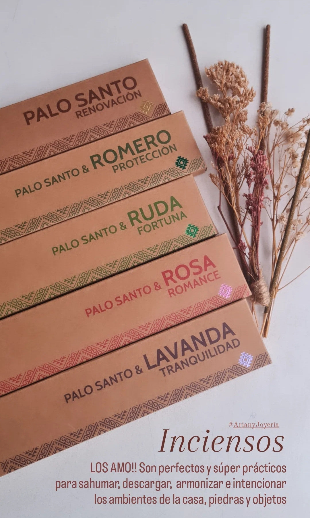 Incienso Palo Santo - Renovacion & Armonia