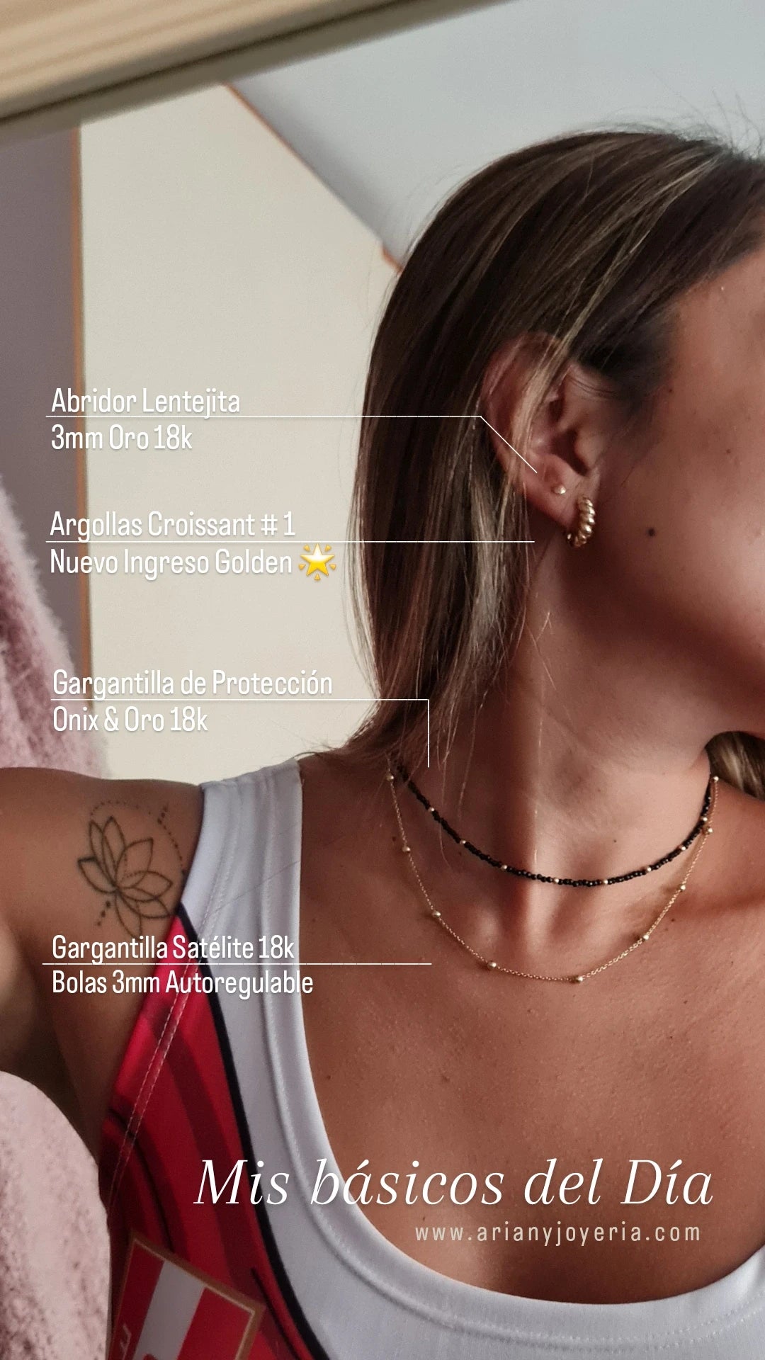 Aretes Abridor Bebe Recien Nacida - Oro 18k