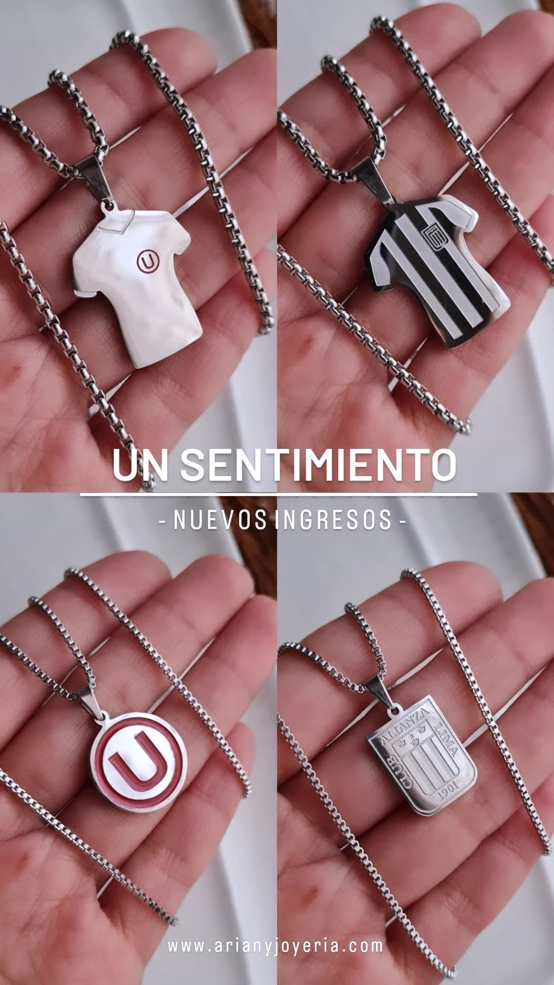 Cadena Camiseta Universitario - Acero