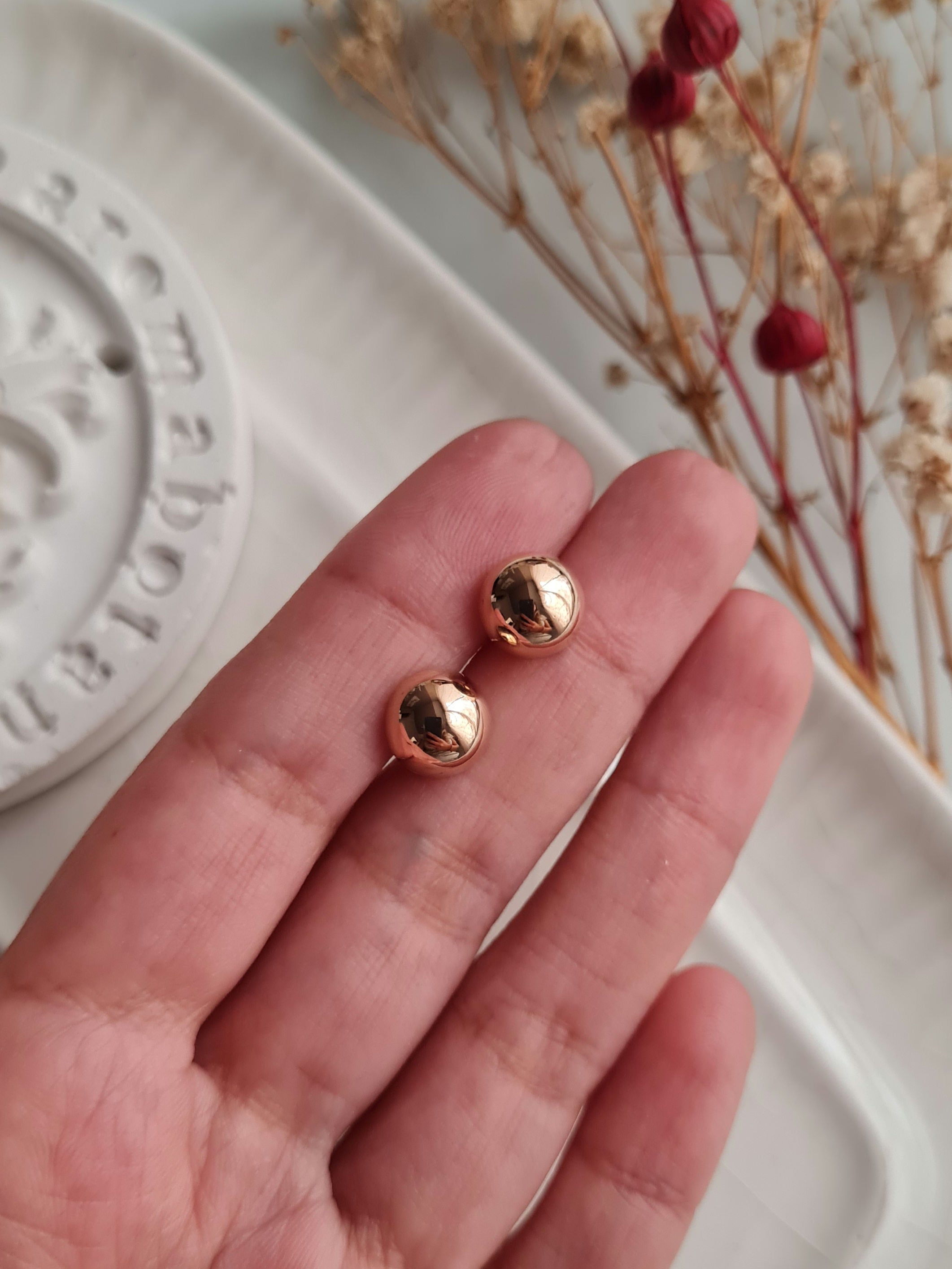 Arete Media Bola - Oro 18K