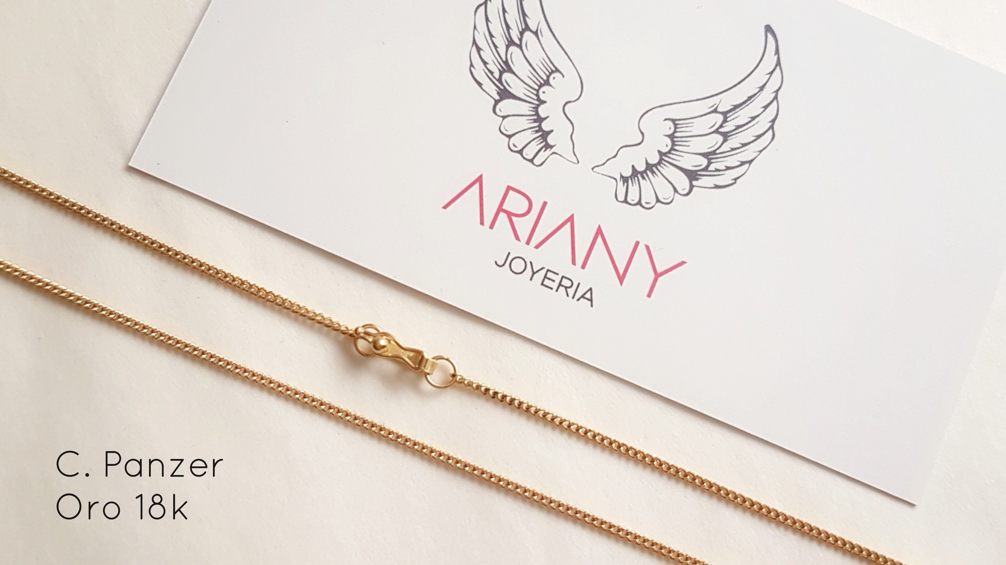 Cadena Panzer Classic - Oro 18k