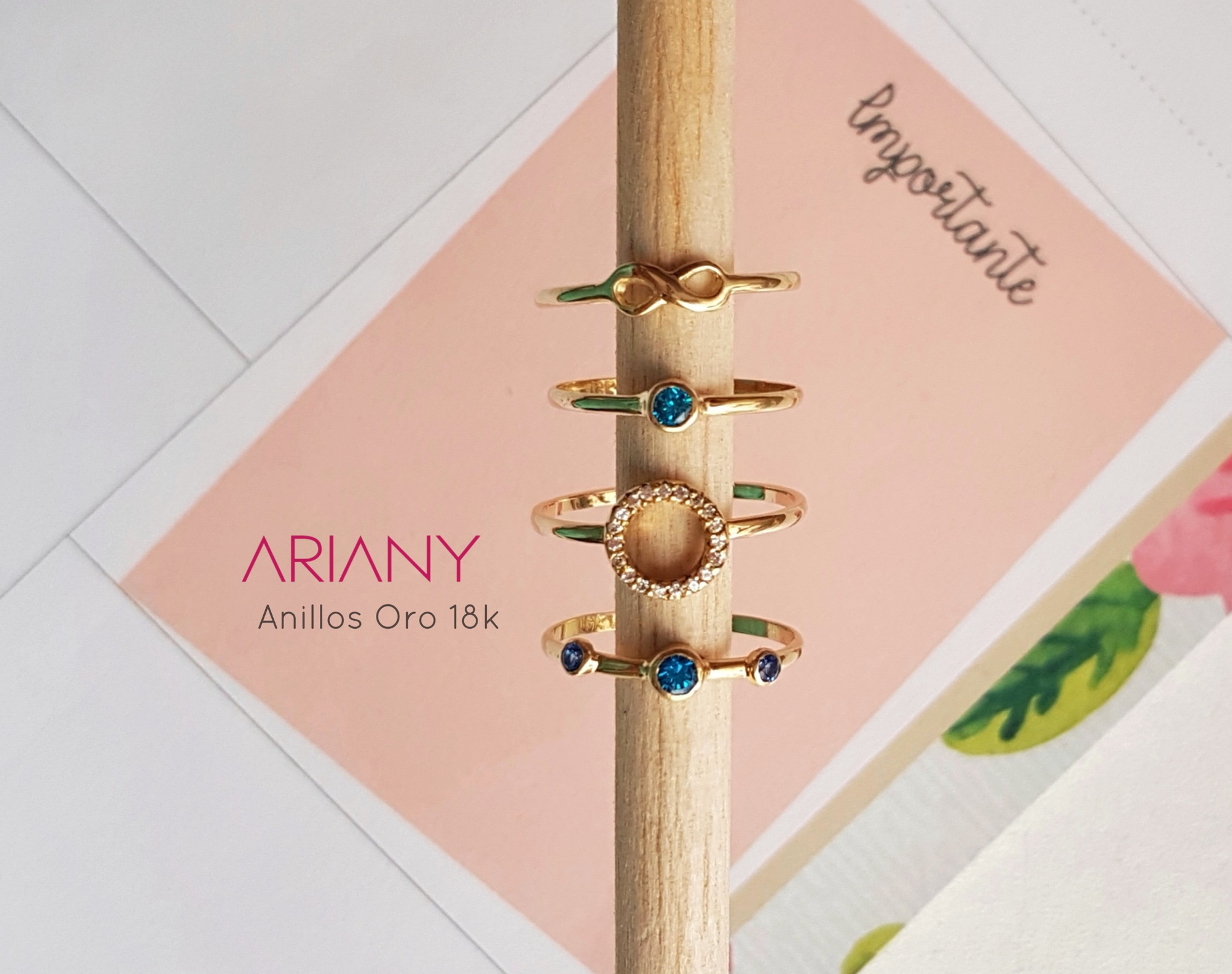Anillo Topacio Sparkle  - Oro 18k