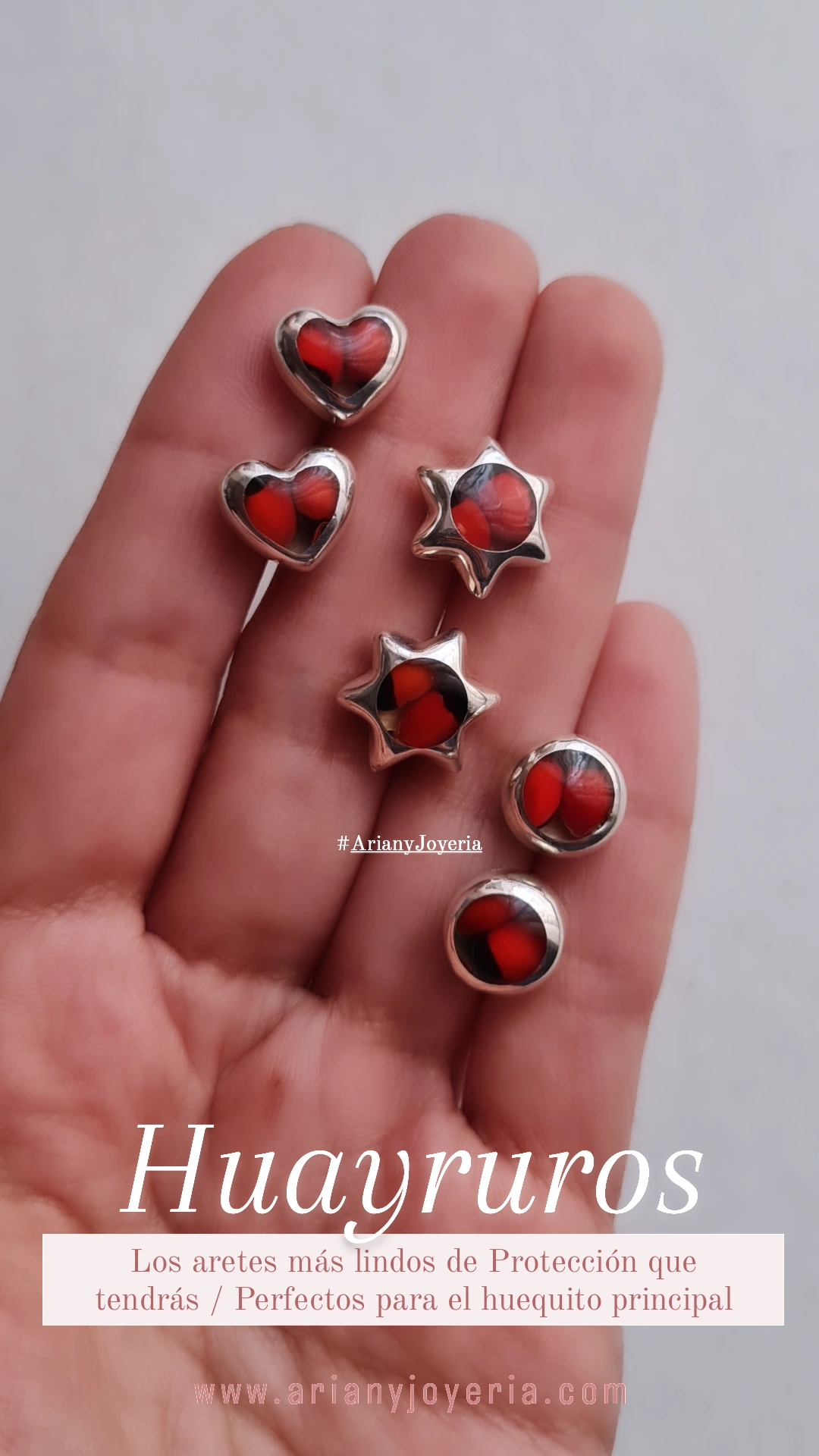 Aretes Huayruros - Plata 950