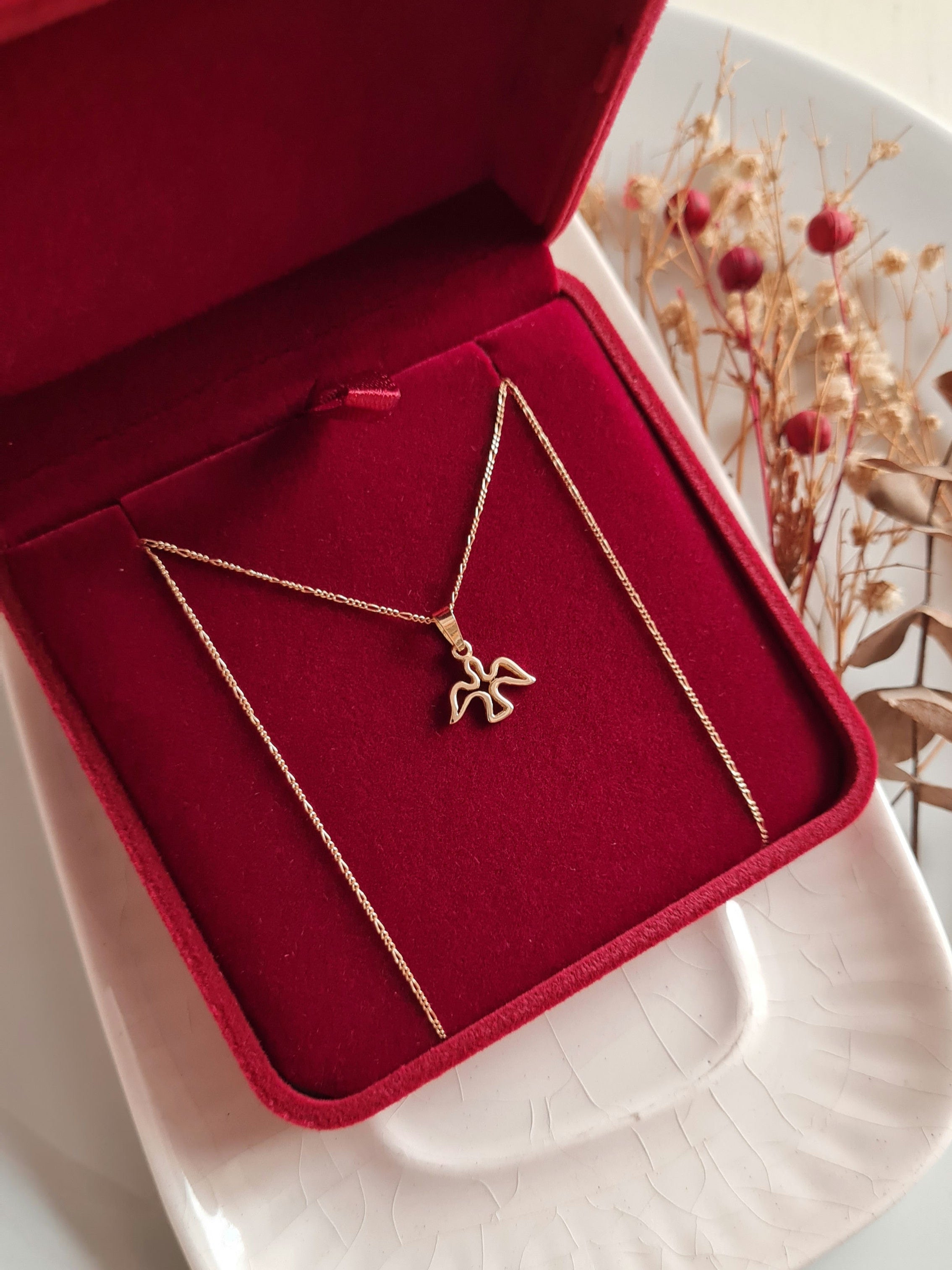 Dije Paloma Espiritu Santo - Oro 18k
