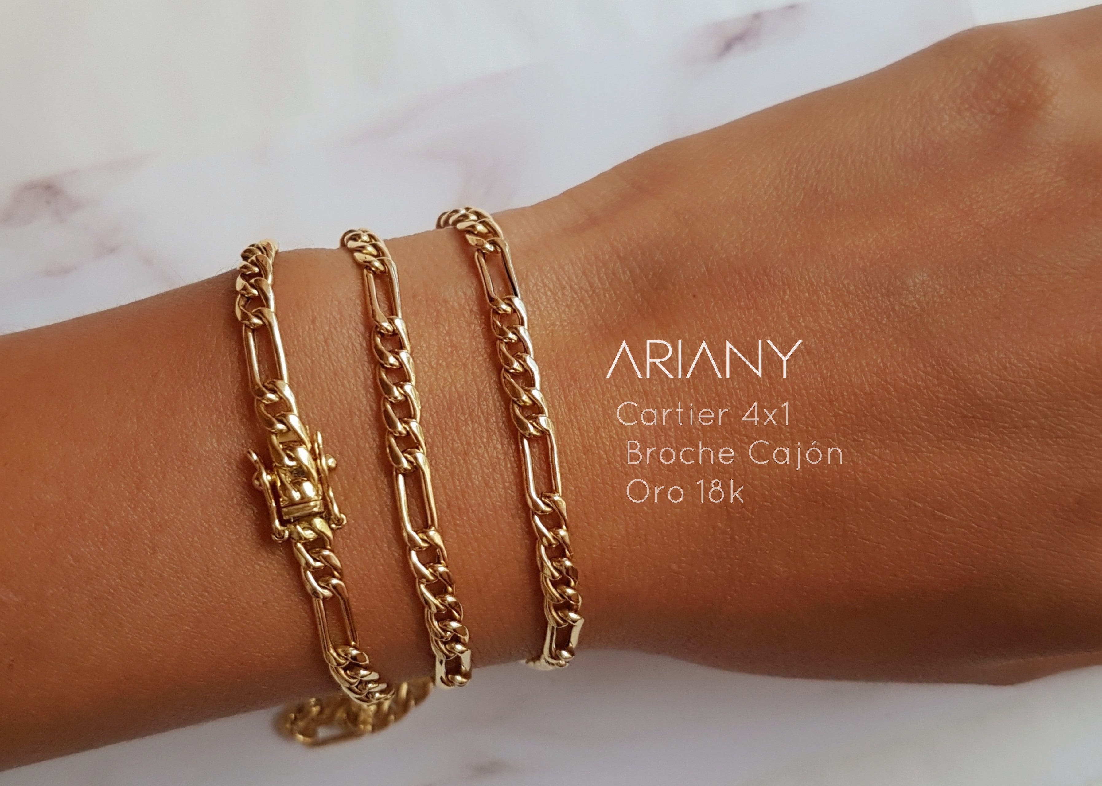 Cadena Cartier (3.5mm) - Oro 18k