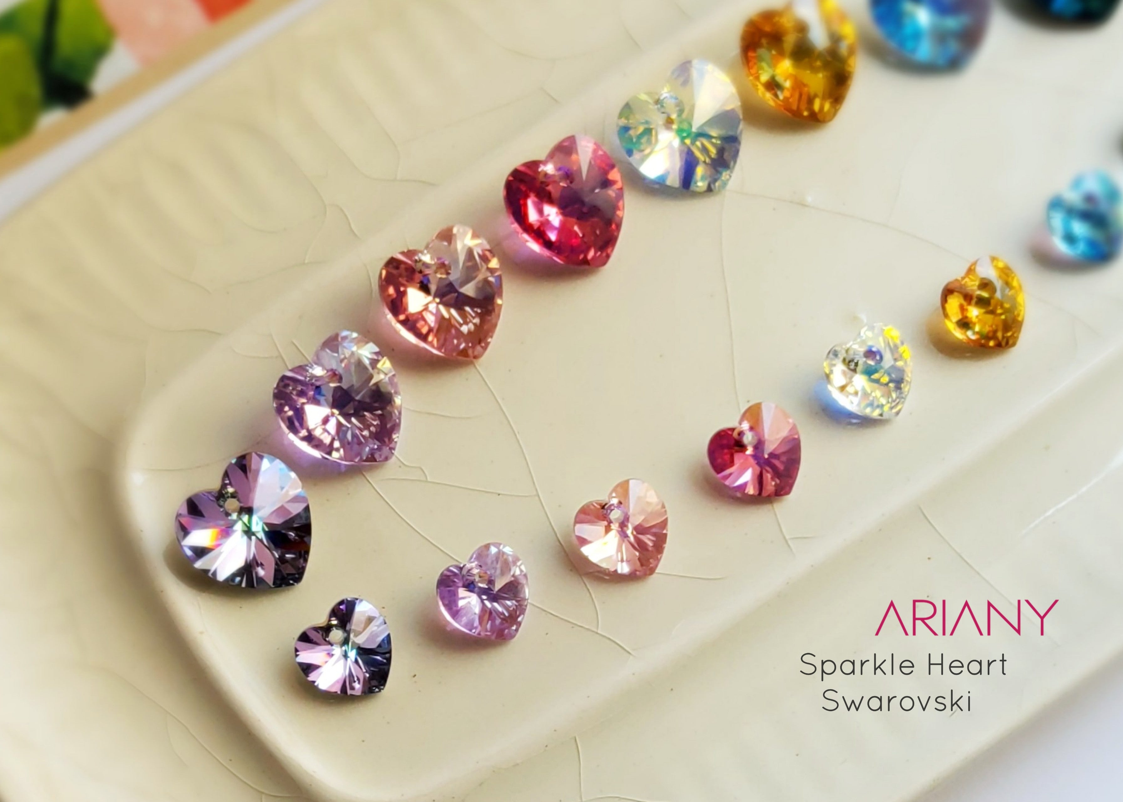 Cadena Corazón Swarovski - Plata 925/950