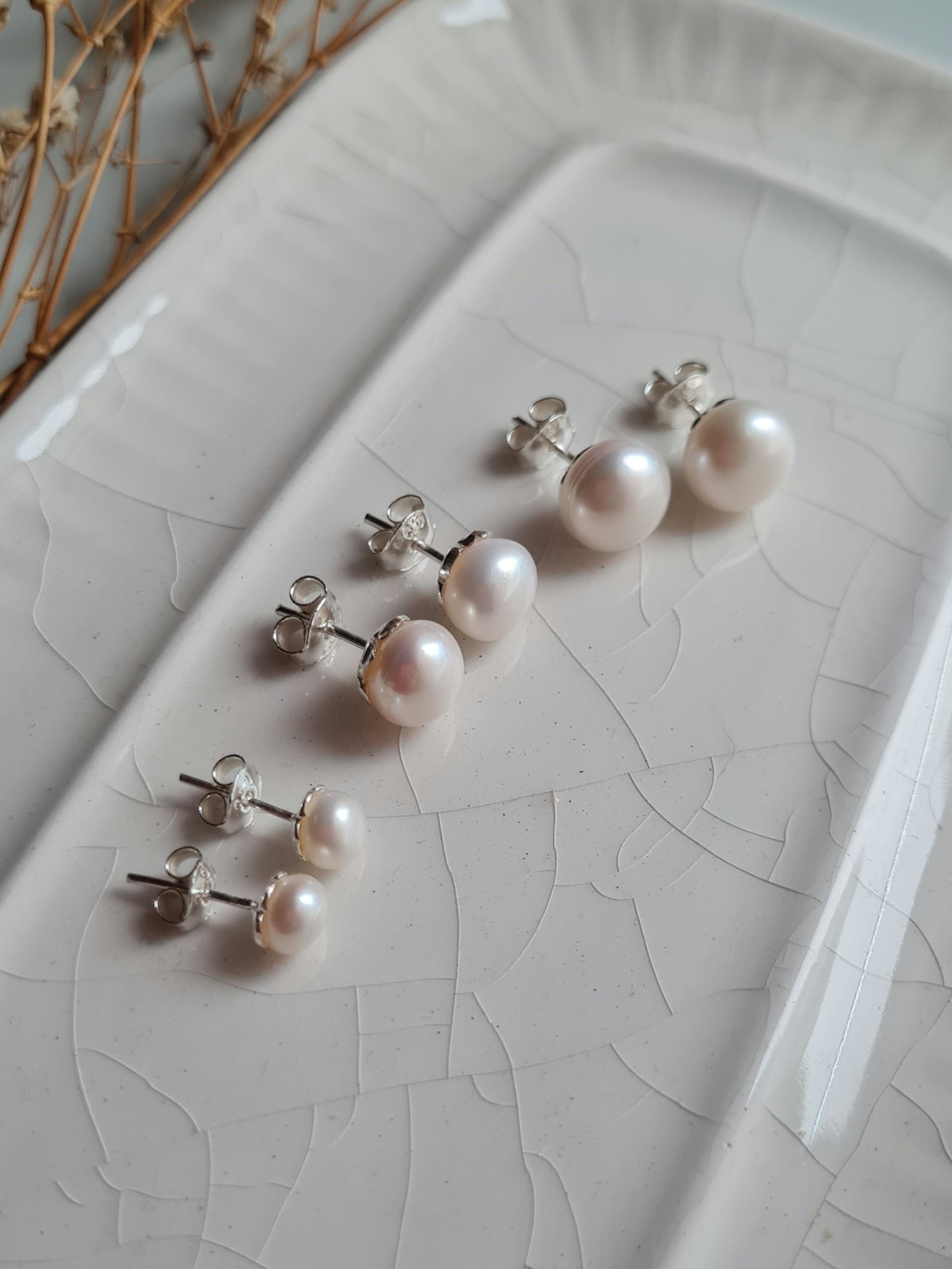 Aretes de Perlas - Plata 950